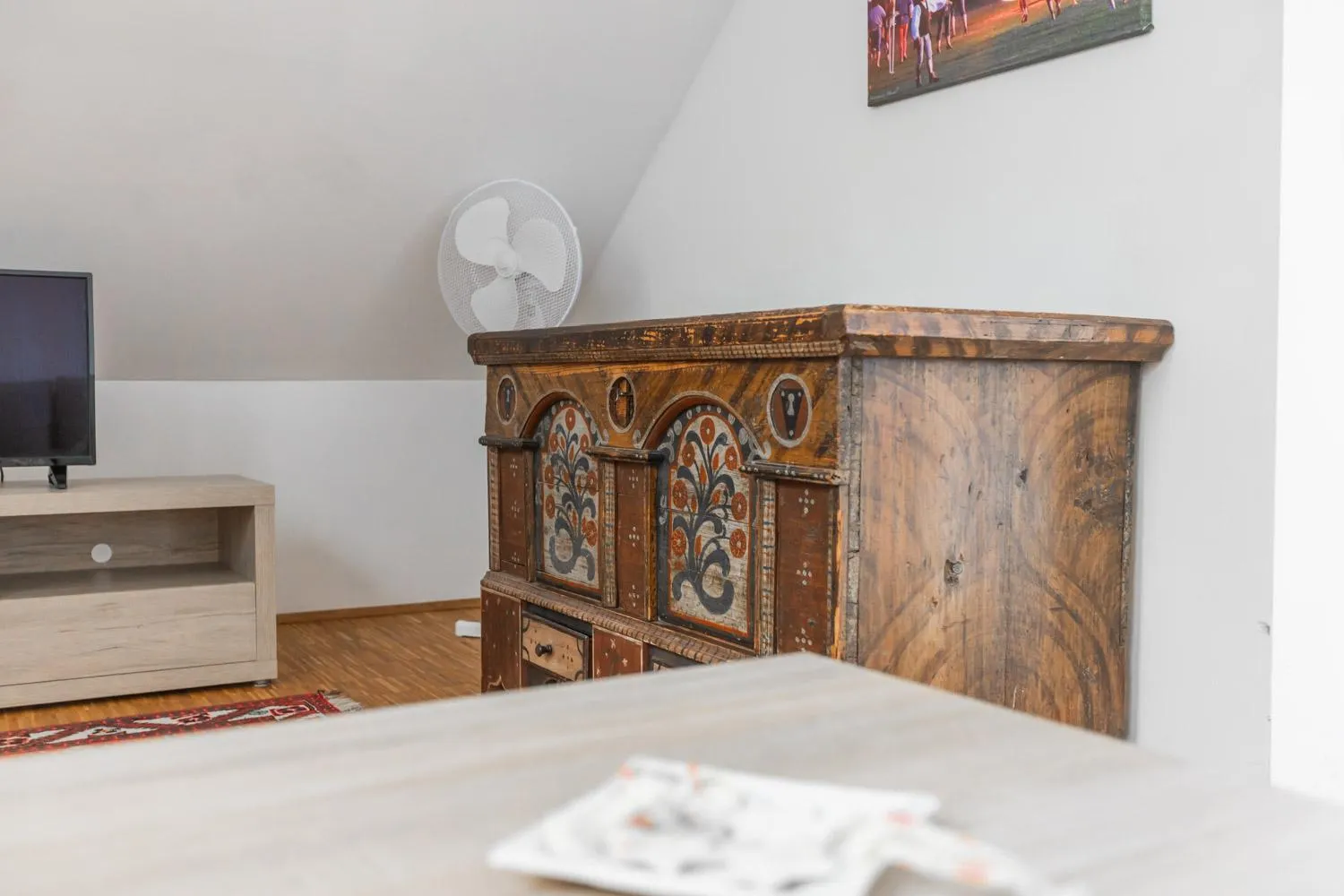 TV and multimedia, Bed in Hotel Freischütz Apartments