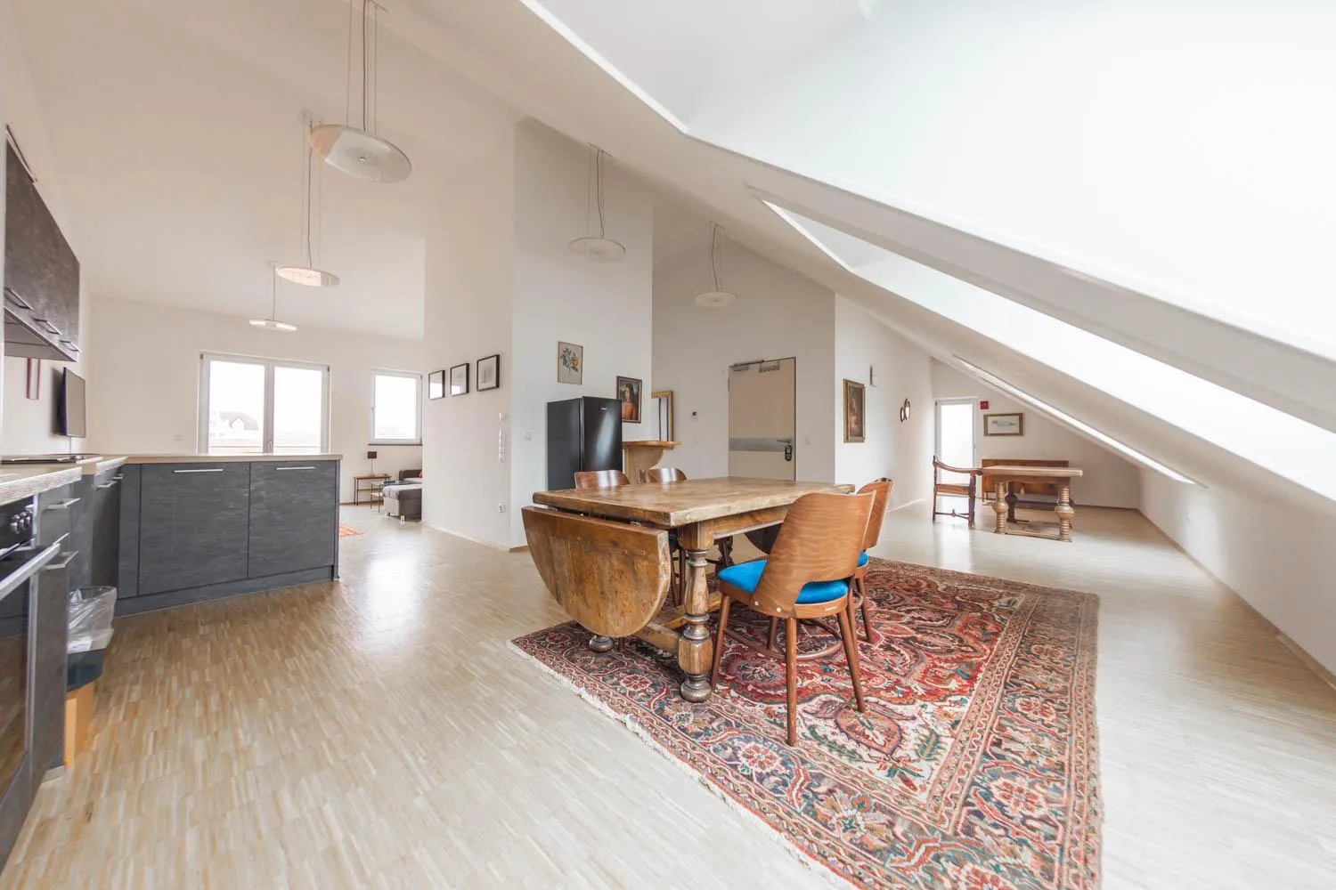 Kitchen or kitchenette in Hotel Freischütz Apartments