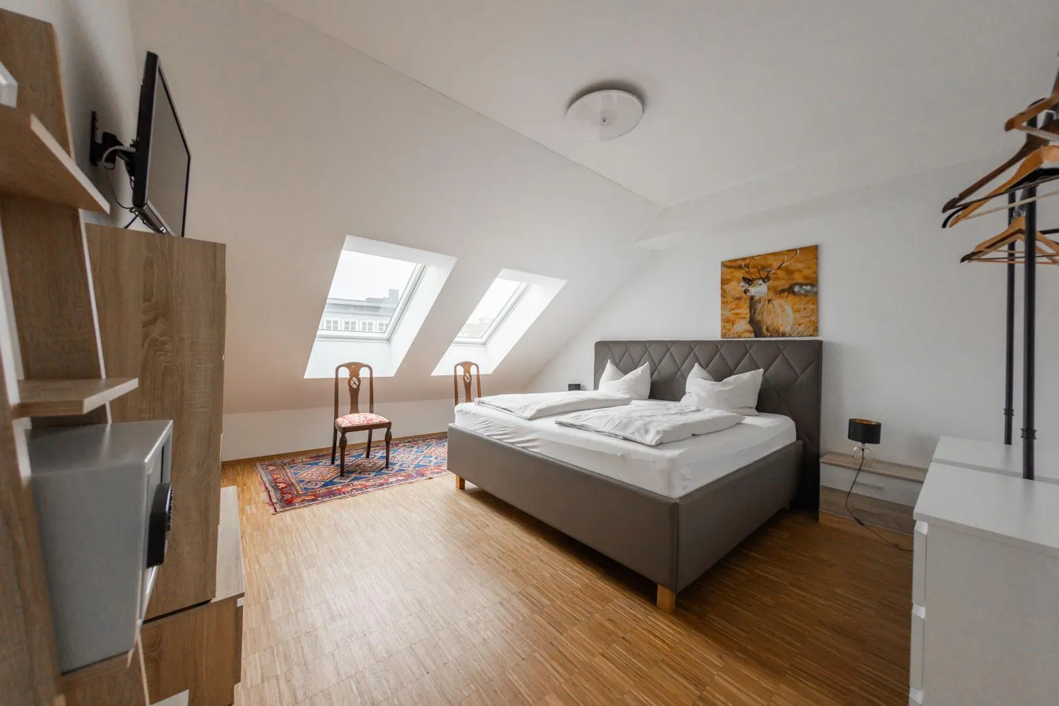 Bed in Hotel Freischütz Apartments