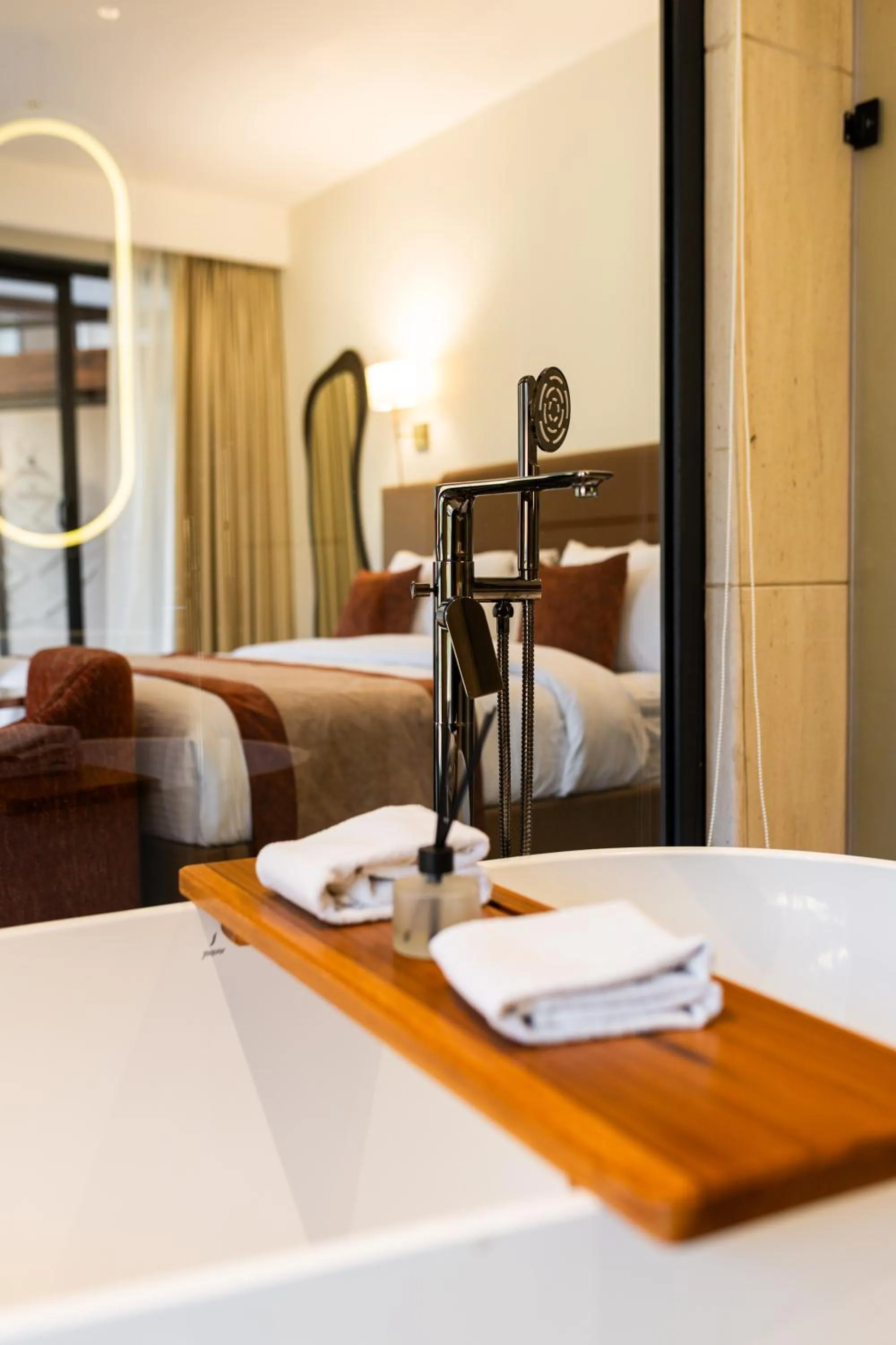 Bathroom, Bed in Antalya By Divine Ganga Cottage