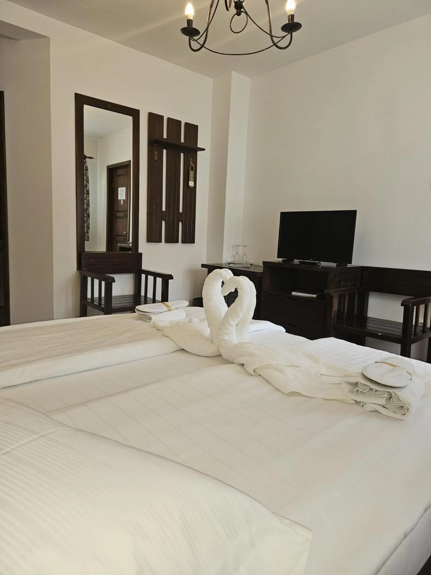 Photo of the whole room, Bed in Pensiunea Rhein