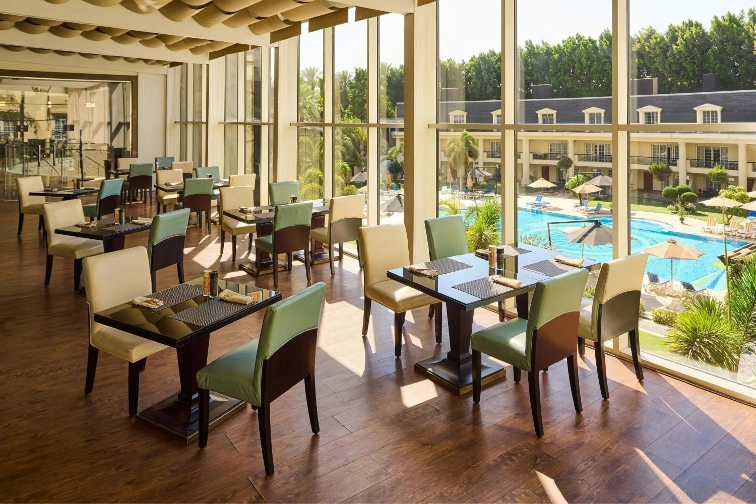 Swimming pool in Renaissance Cairo Mirage City Hotel