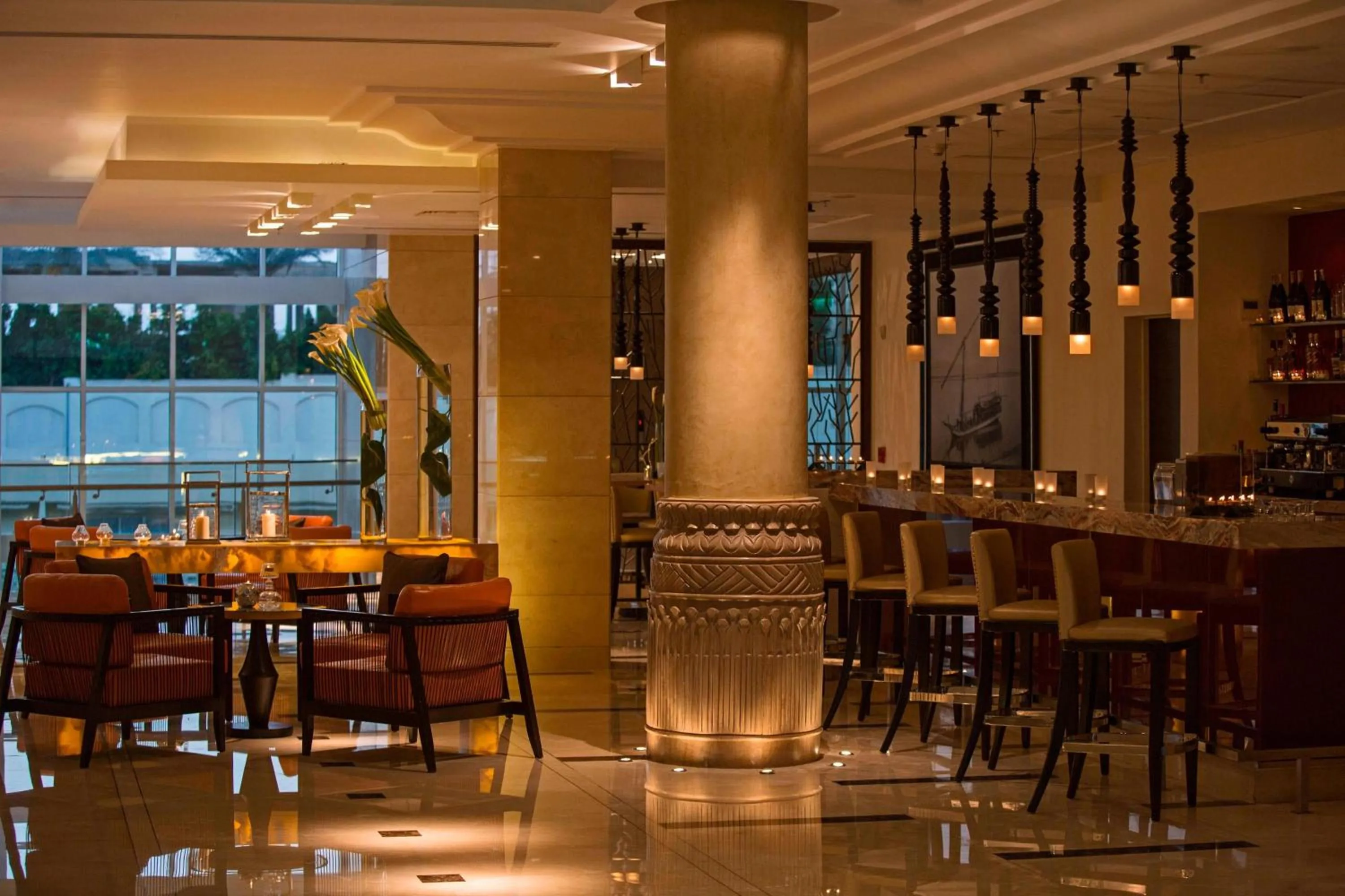 Lobby or reception in Renaissance Cairo Mirage City Hotel