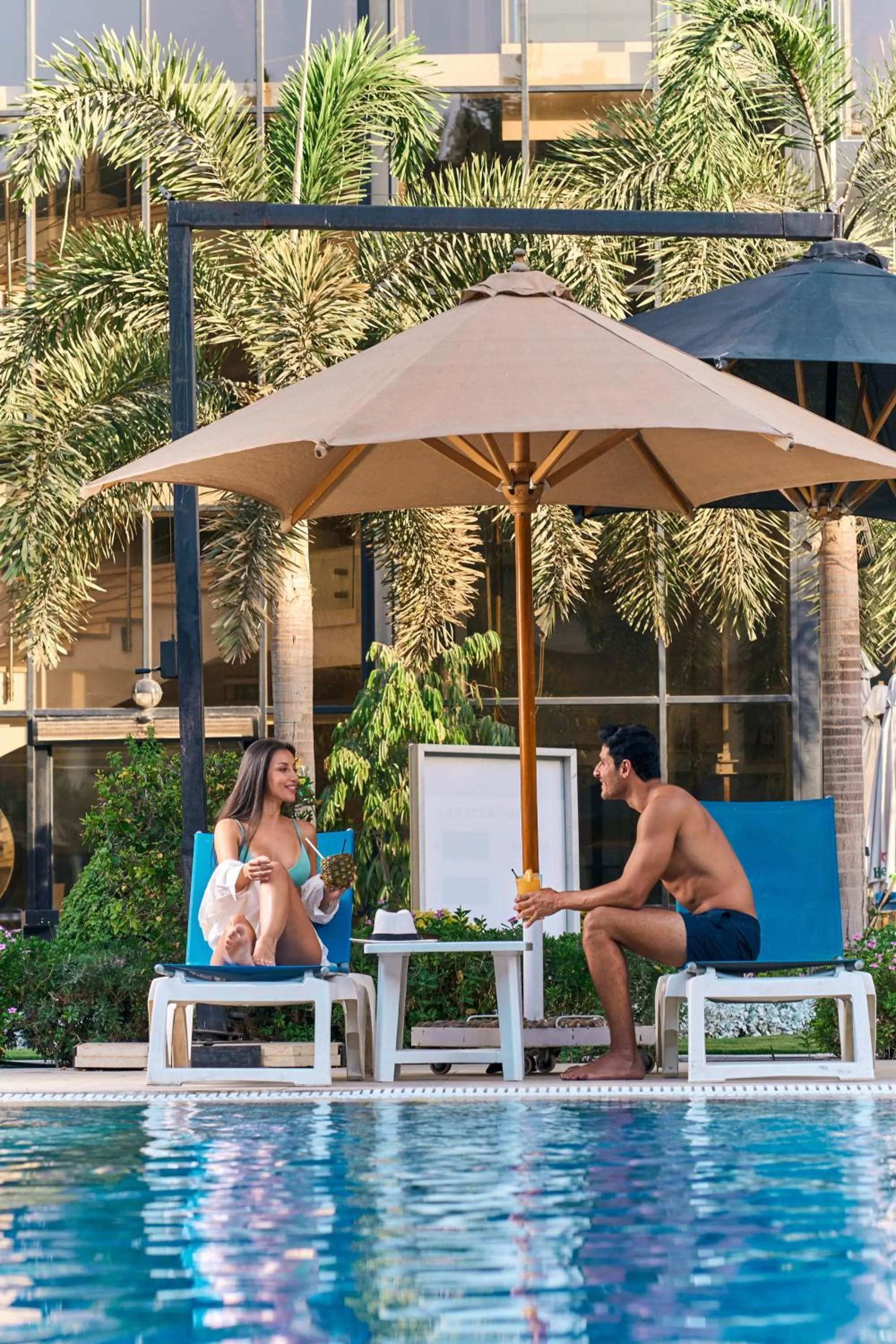 Swimming pool in Renaissance Cairo Mirage City Hotel