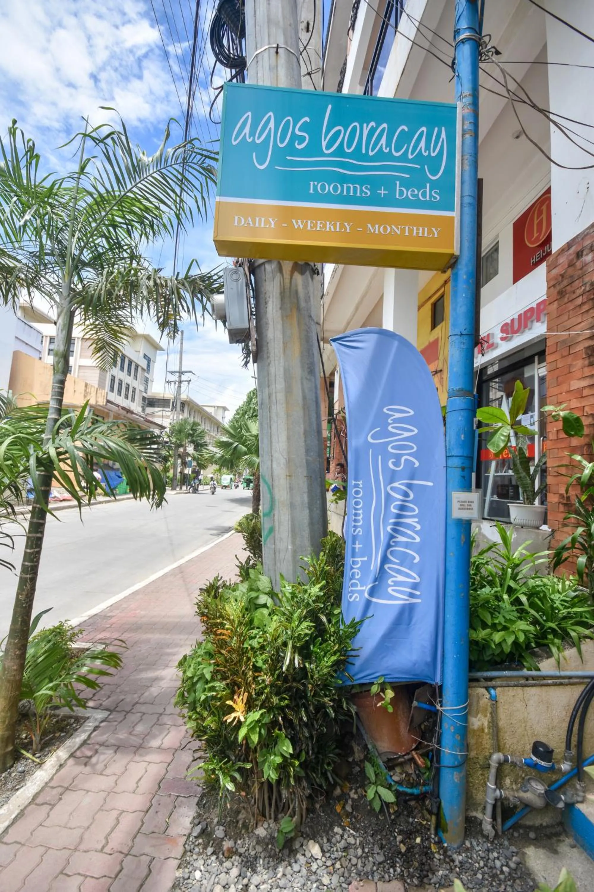 Facade/entrance in Agos Boracay Rooms + Beds