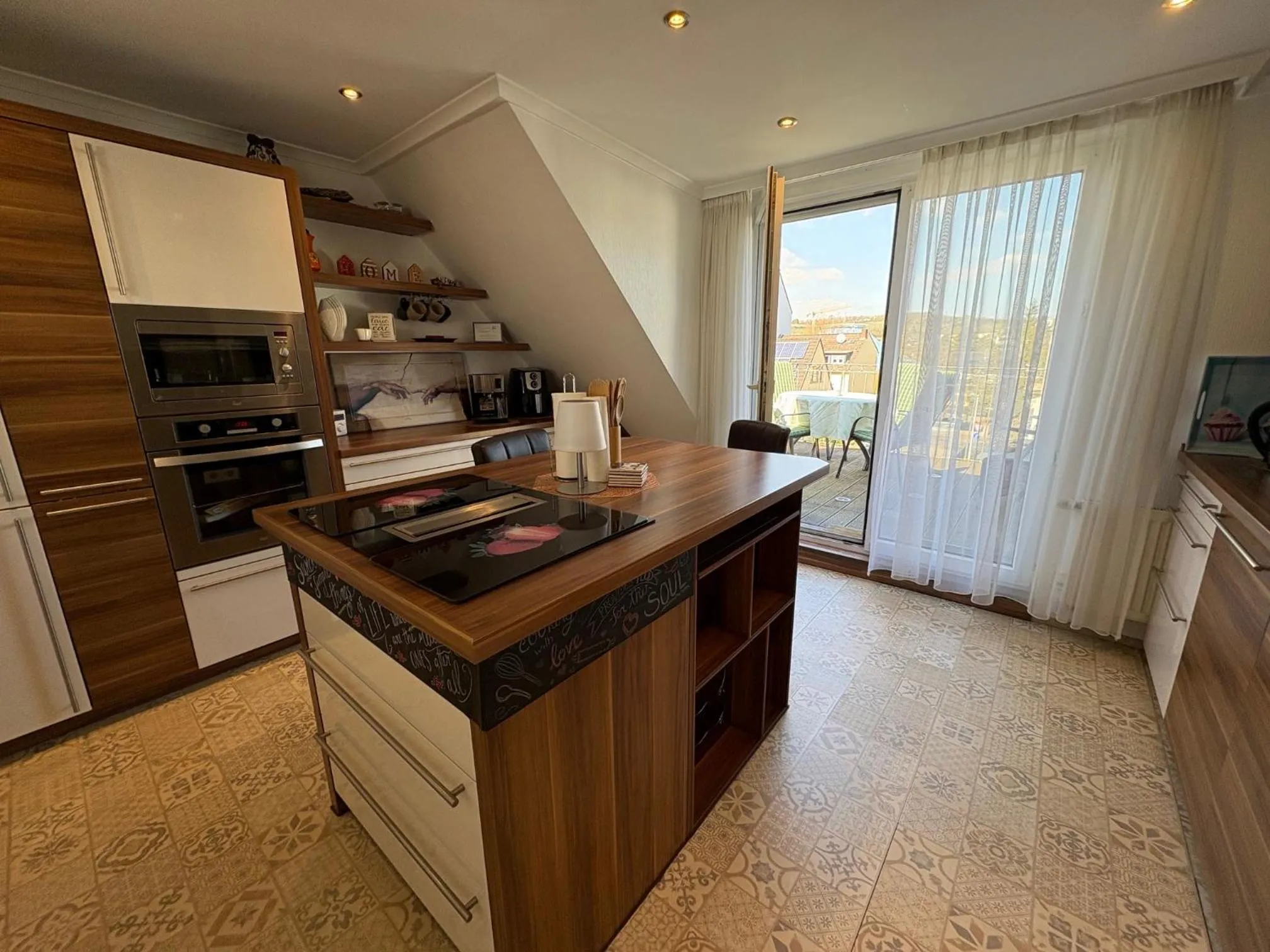 Kitchen or kitchenette in Ferienhaus Nehring