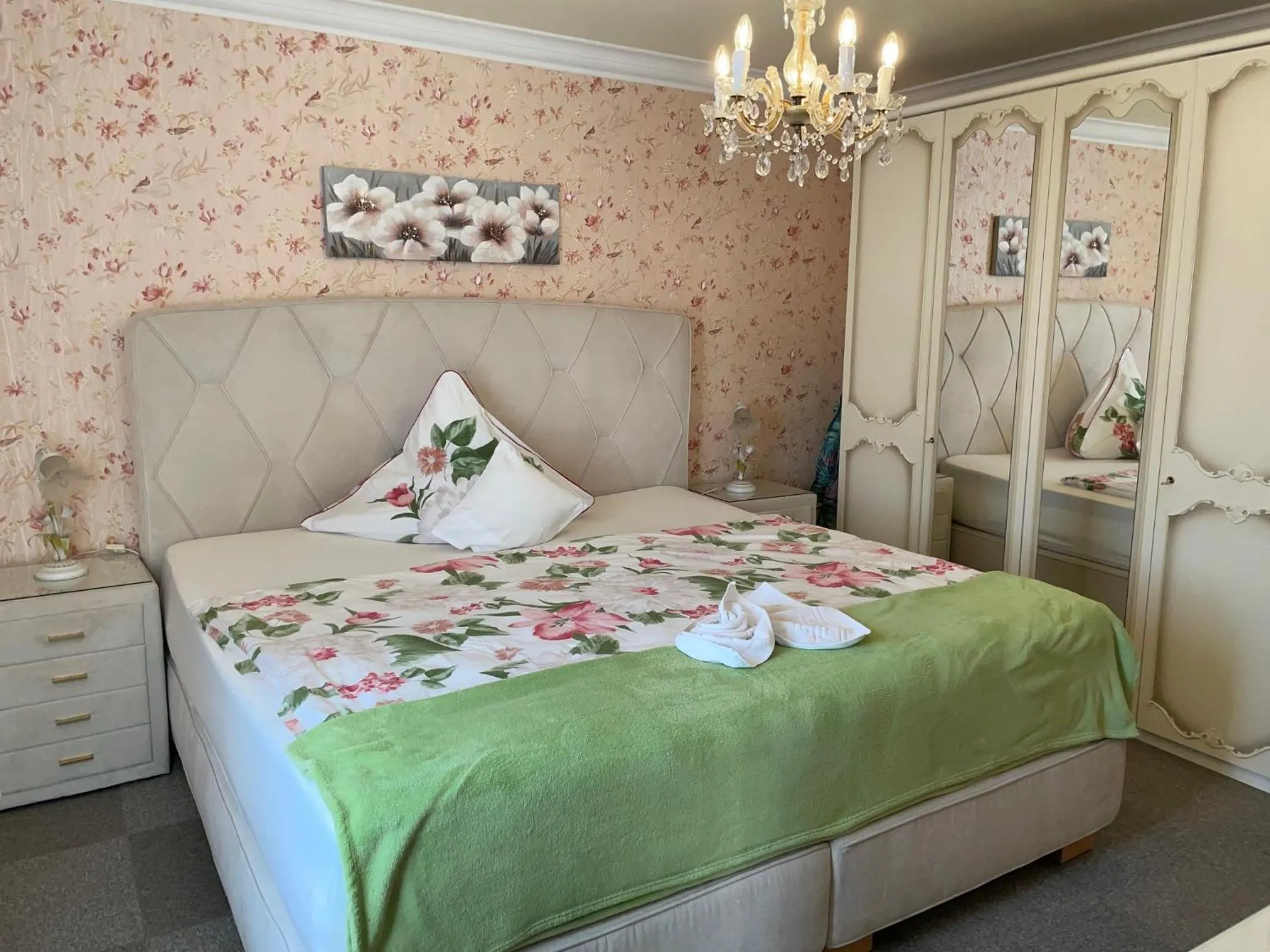 Bedroom, Bed in Ferienhaus Nehring