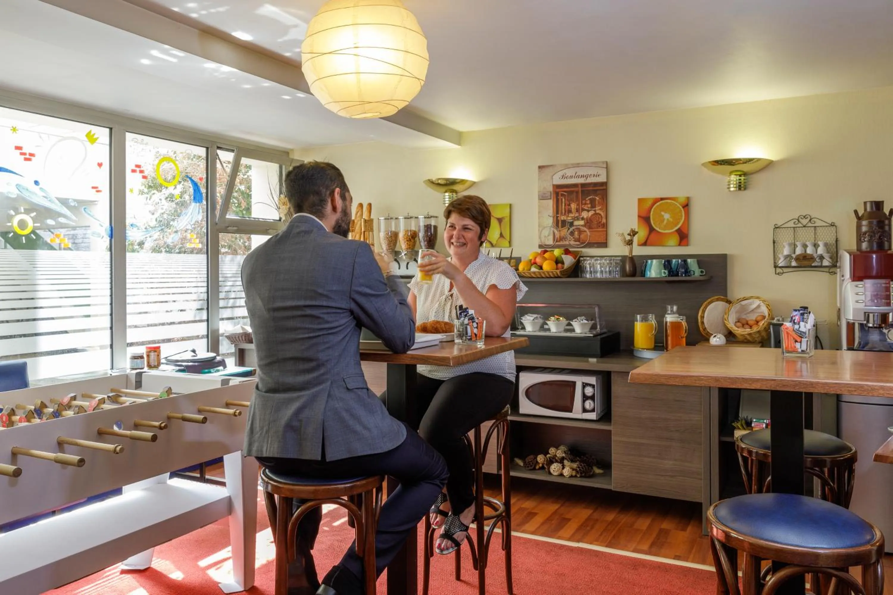 Buffet breakfast in Aparthotel Adagio Access Lille Vauban