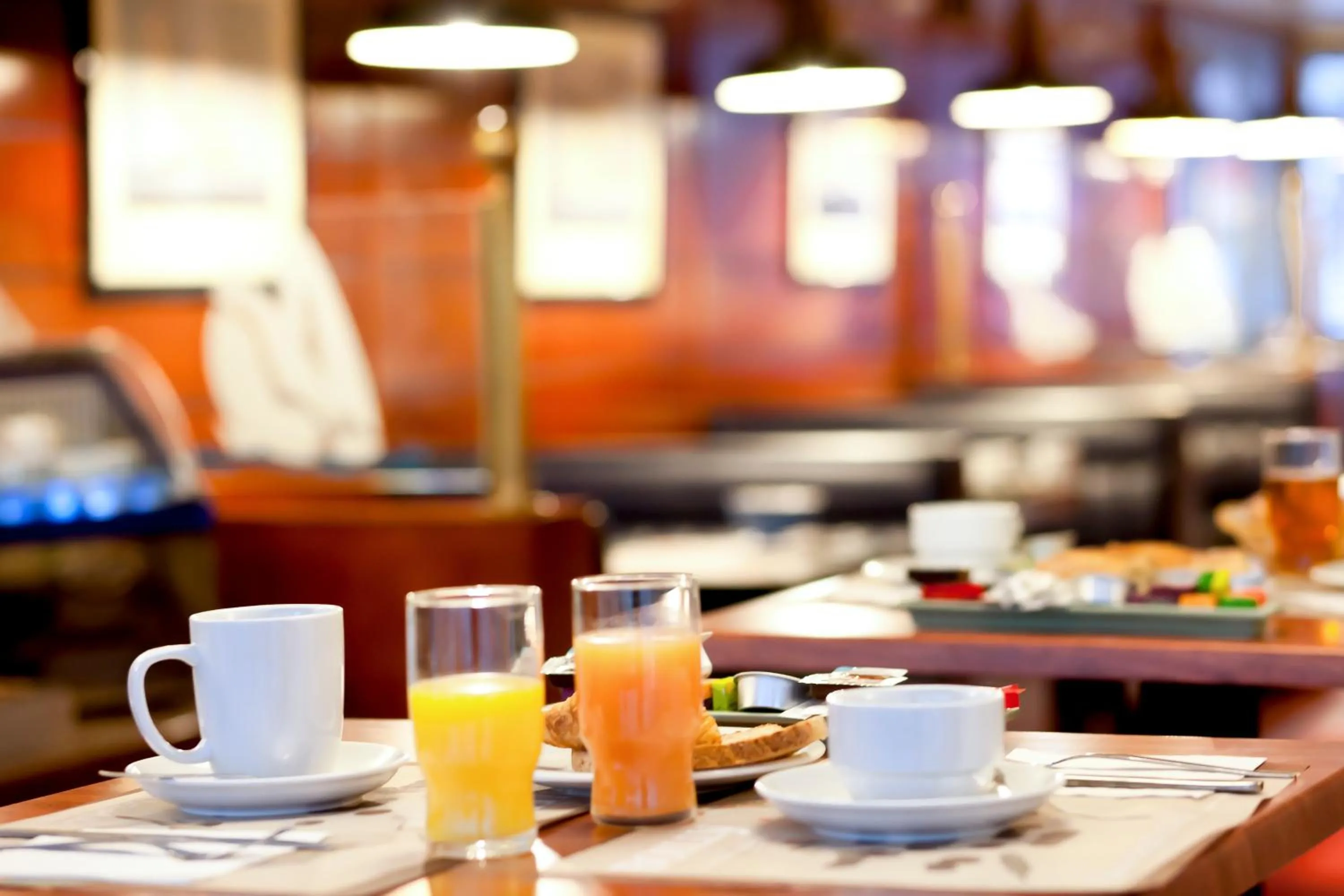 Buffet breakfast in Aparthotel Adagio Access Lille Vauban