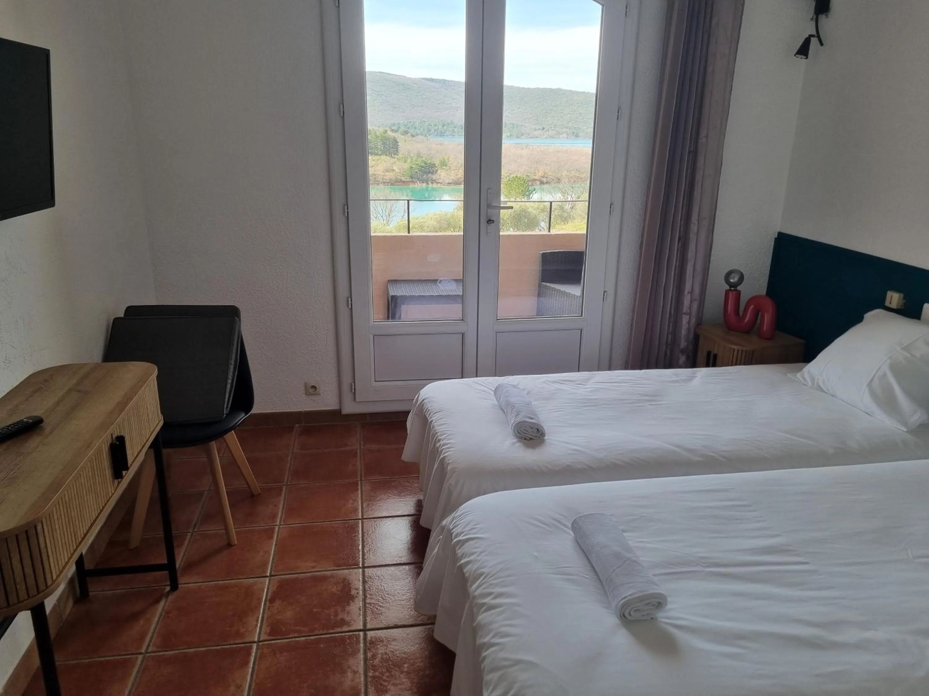 Bed in Auberge des Salles