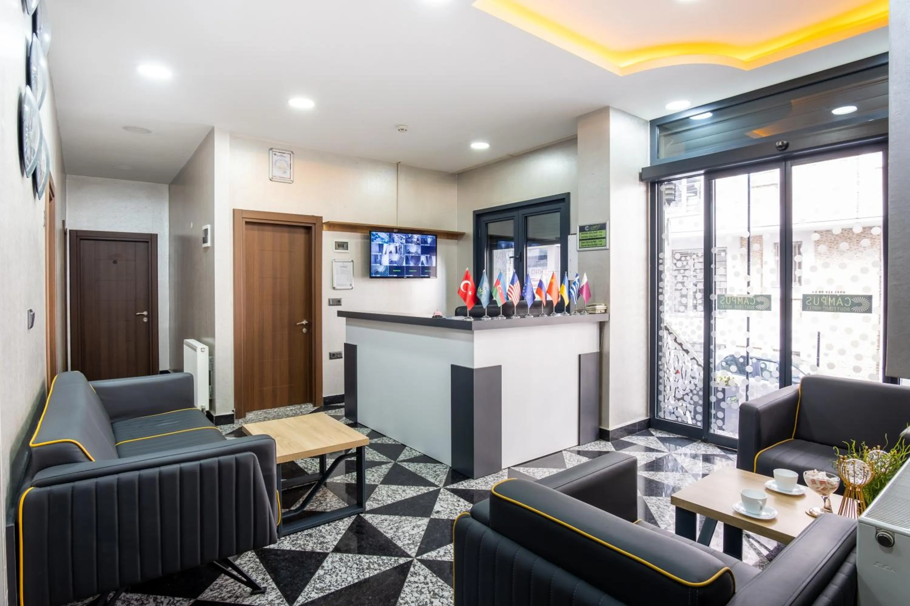 Lobby or reception in Campus Boutique Hotel