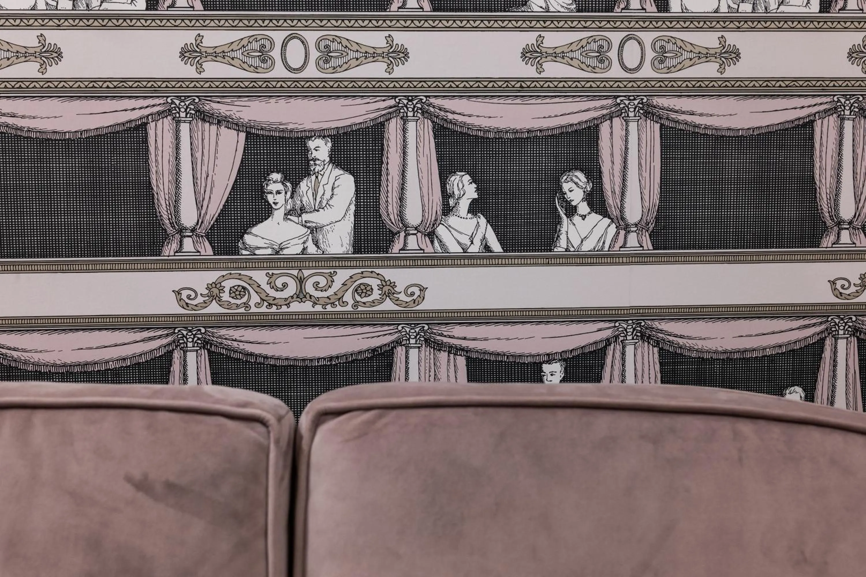 Decorative detail in Scene Suites Apartments