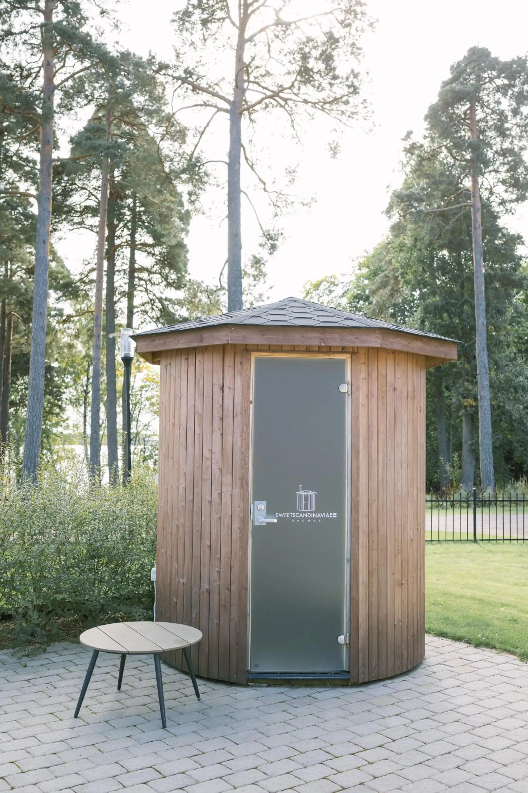 Sauna in Engeltofta Sea Lodge