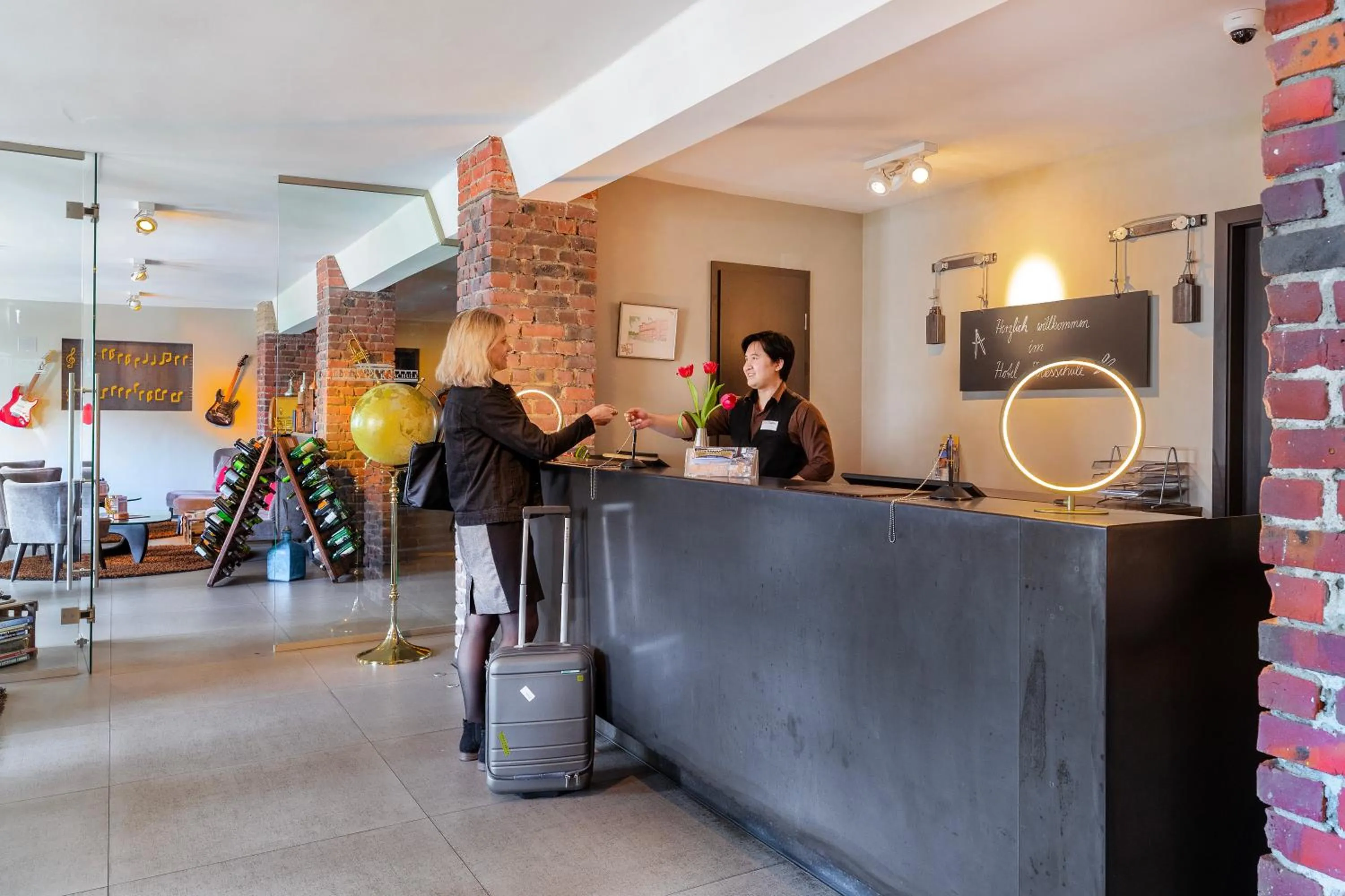 Lobby or reception in Hotel Volksschule