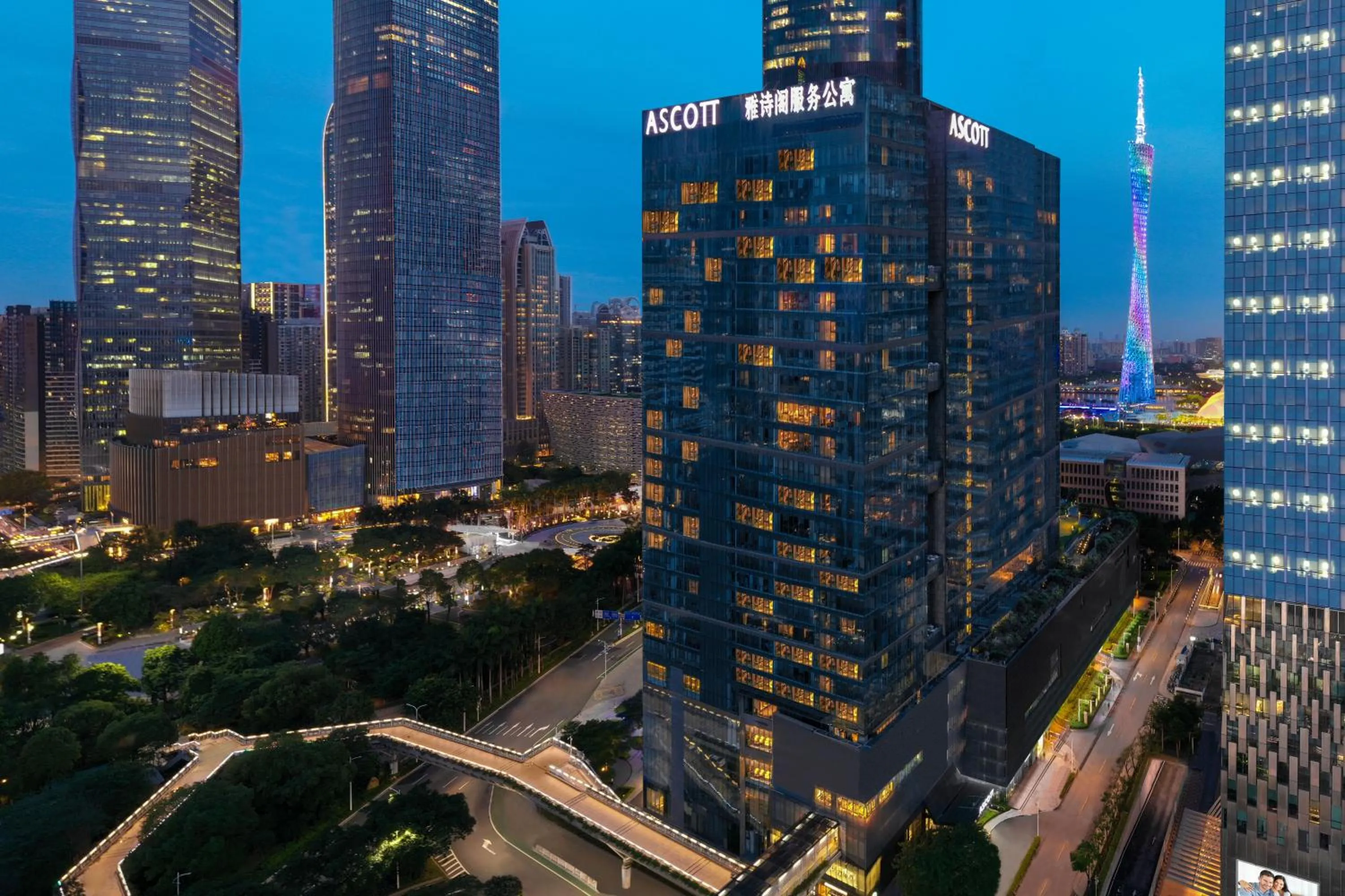 Property building in Ascott IFC Guangzhou - Free Shuttle Bus For Canton Fair