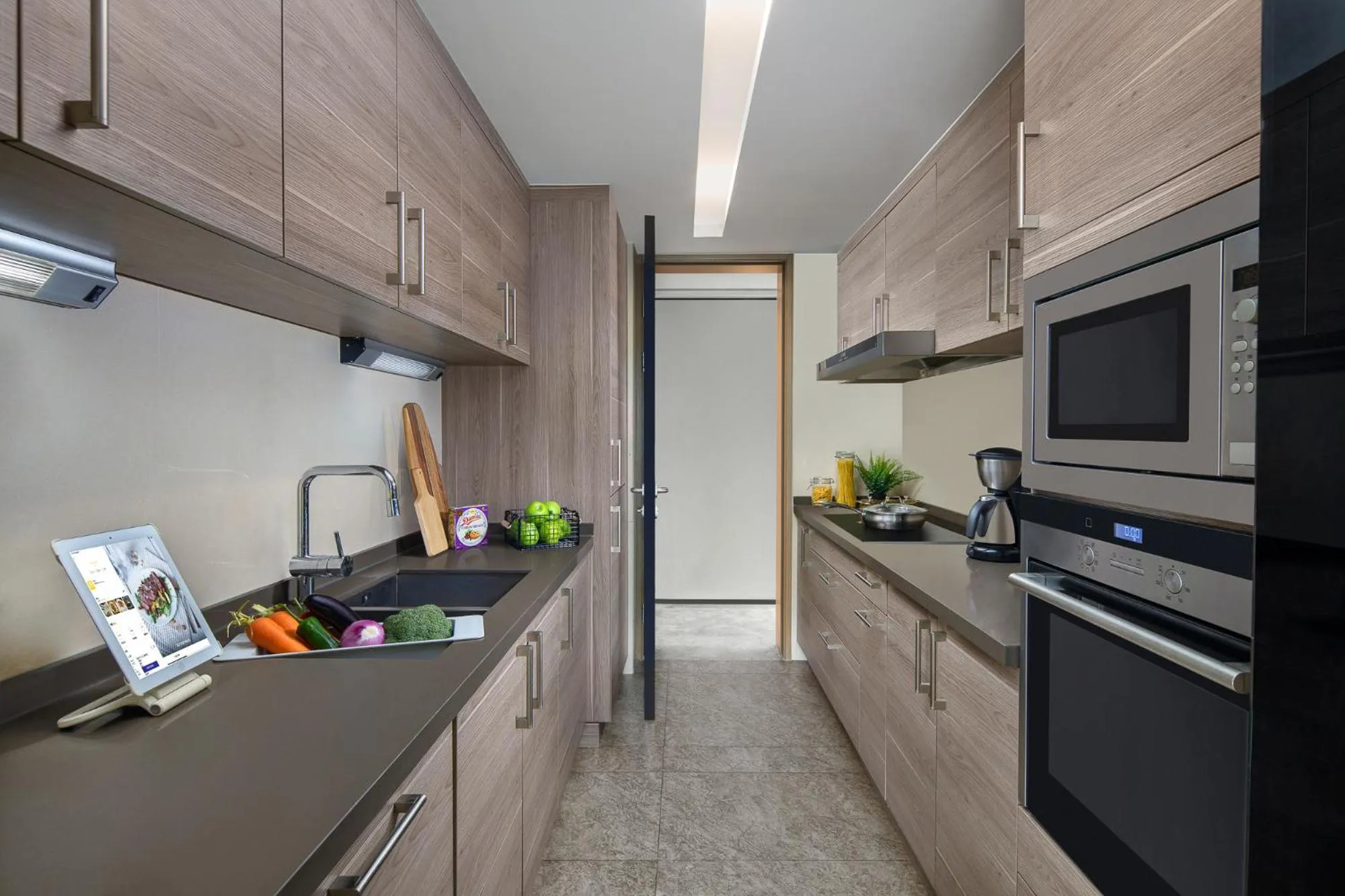 Kitchen or kitchenette in Ascott IFC Guangzhou - Free Shuttle Bus For Canton Fair