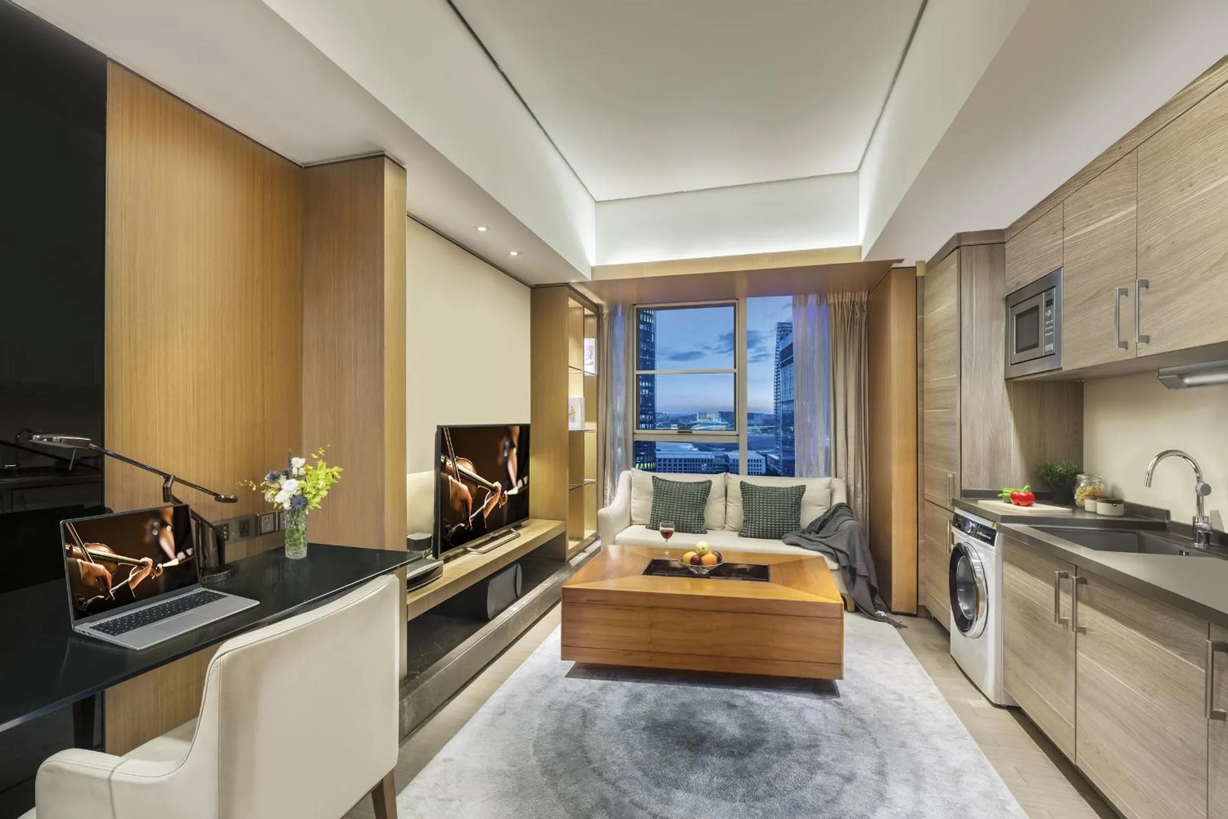 Living room in Ascott IFC Guangzhou