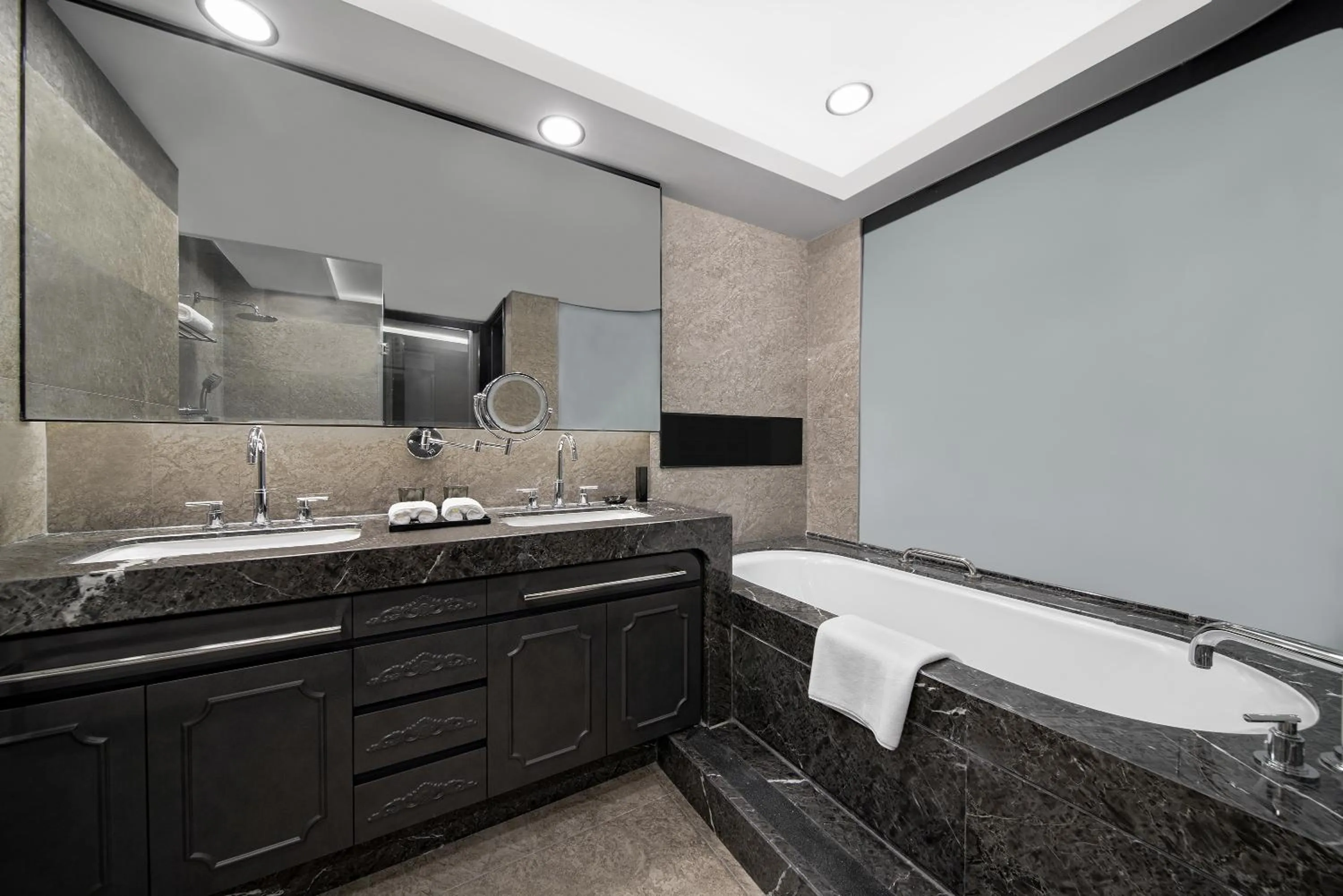 Bathroom in Ascott IFC Guangzhou - Free Shuttle Bus For Canton Fair