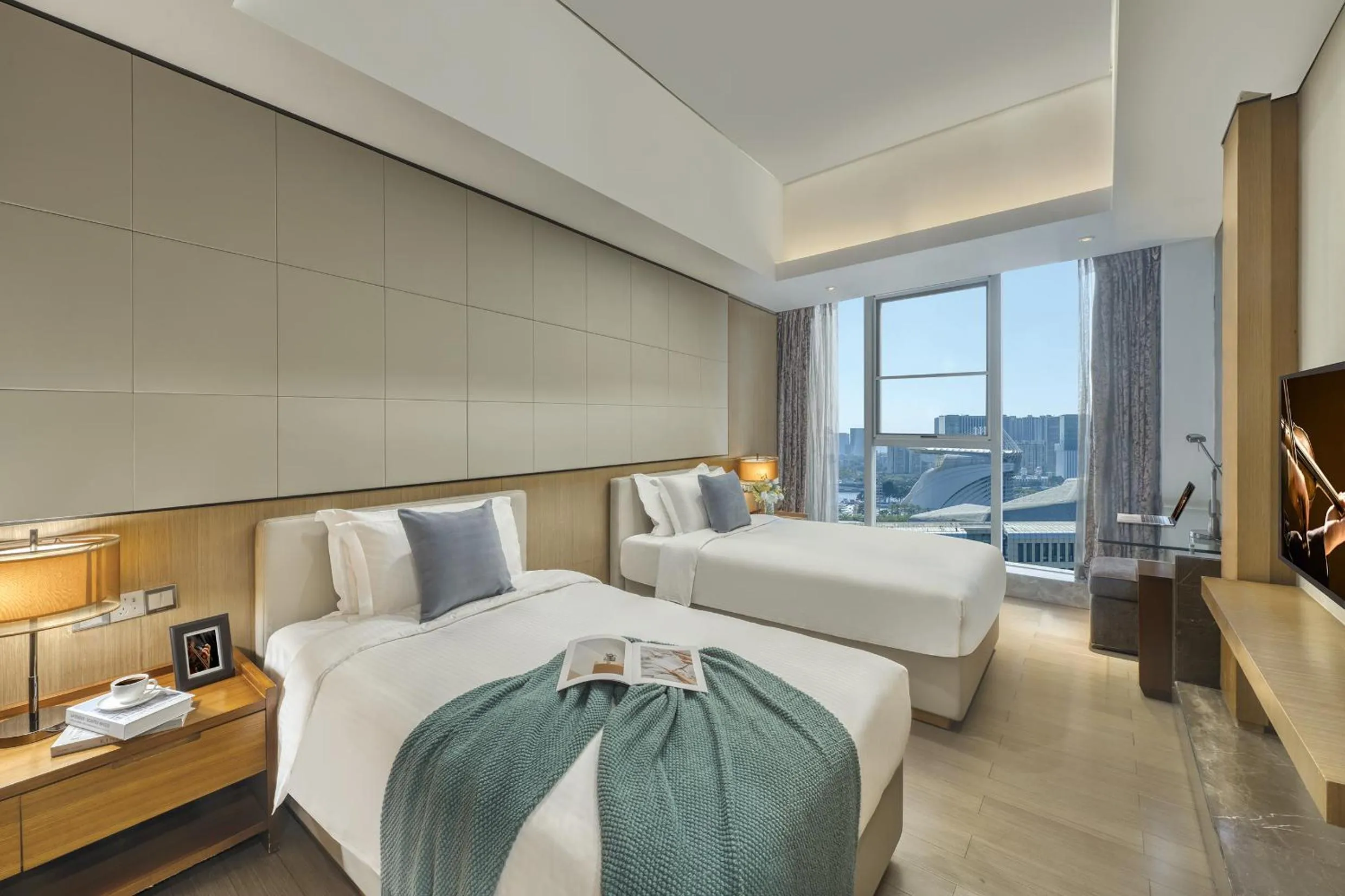 Bedroom, Bed in Ascott IFC Guangzhou
