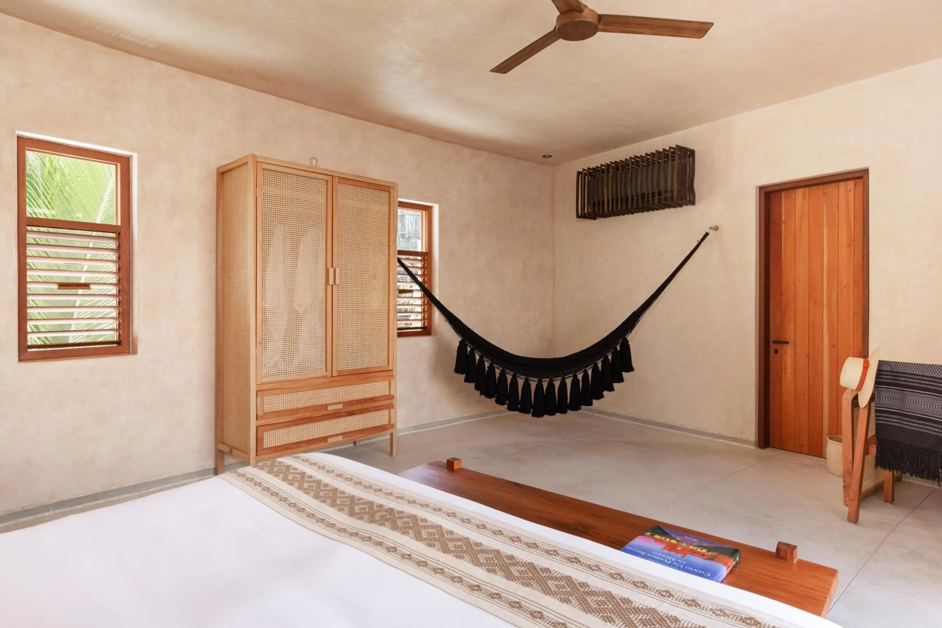 Decorative detail, Bed in Hotel Ma'xanab Tulum