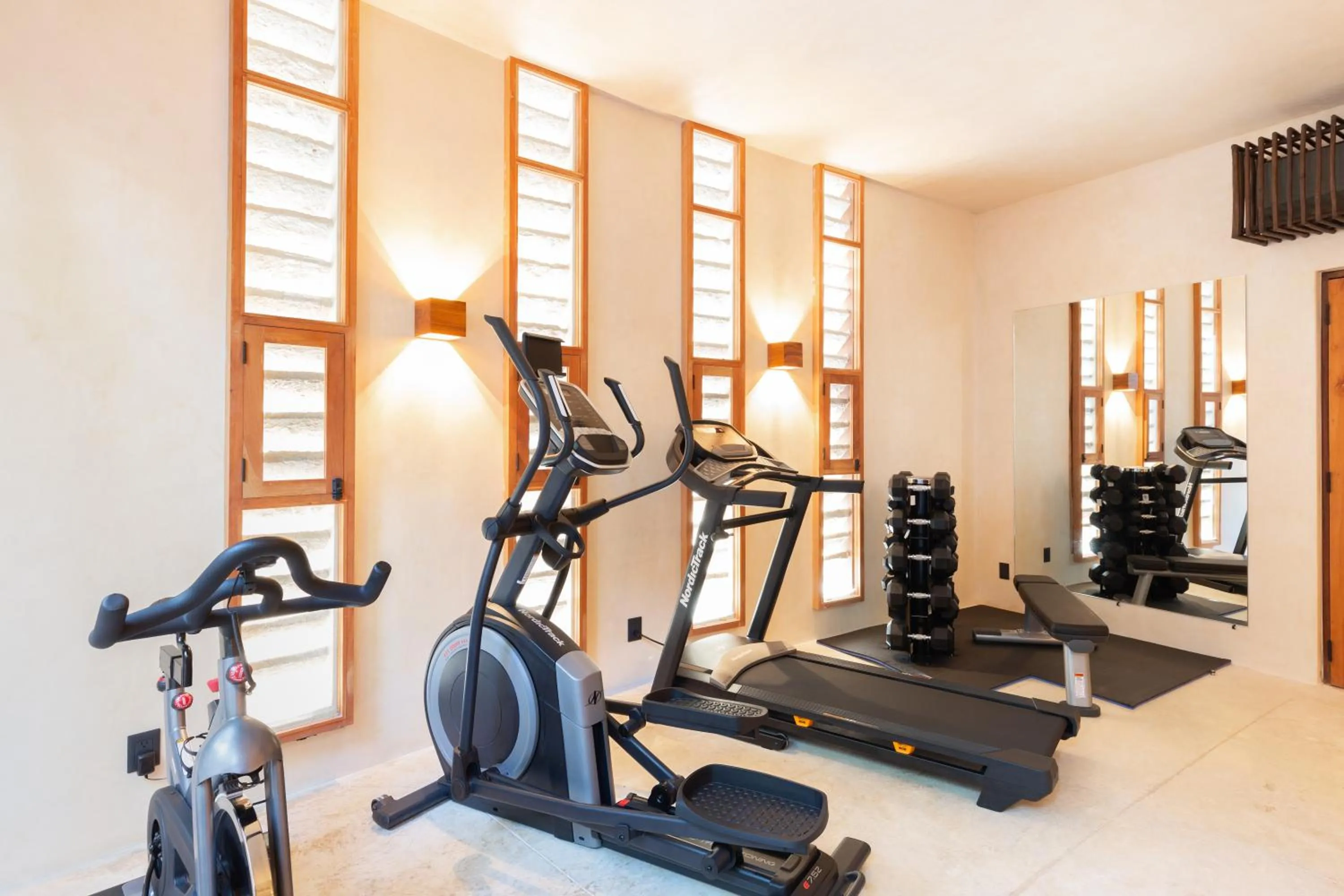 Fitness centre/facilities in Hotel Ma'xanab Tulum