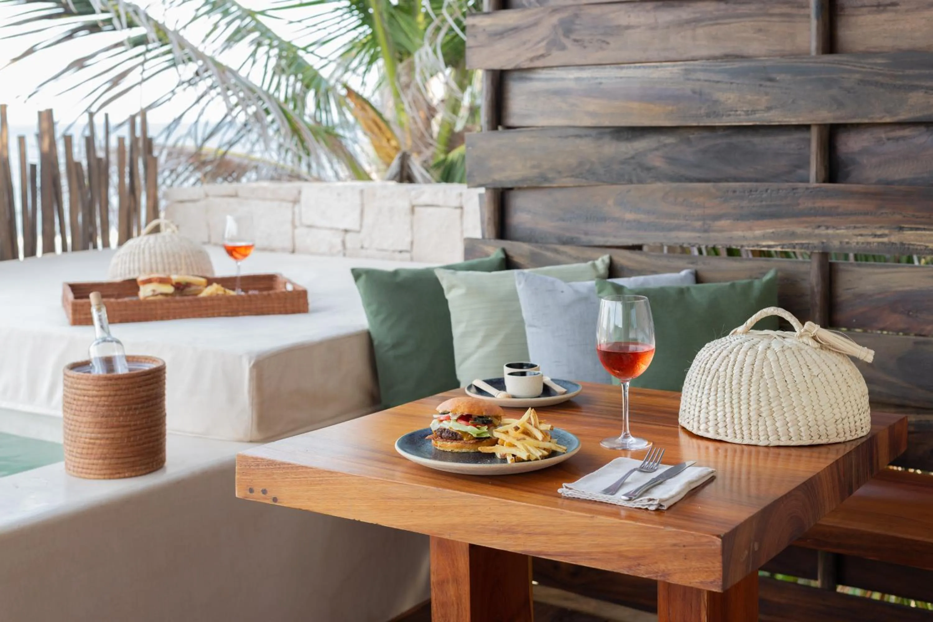 Food and drinks in Hotel Ma'xanab Tulum
