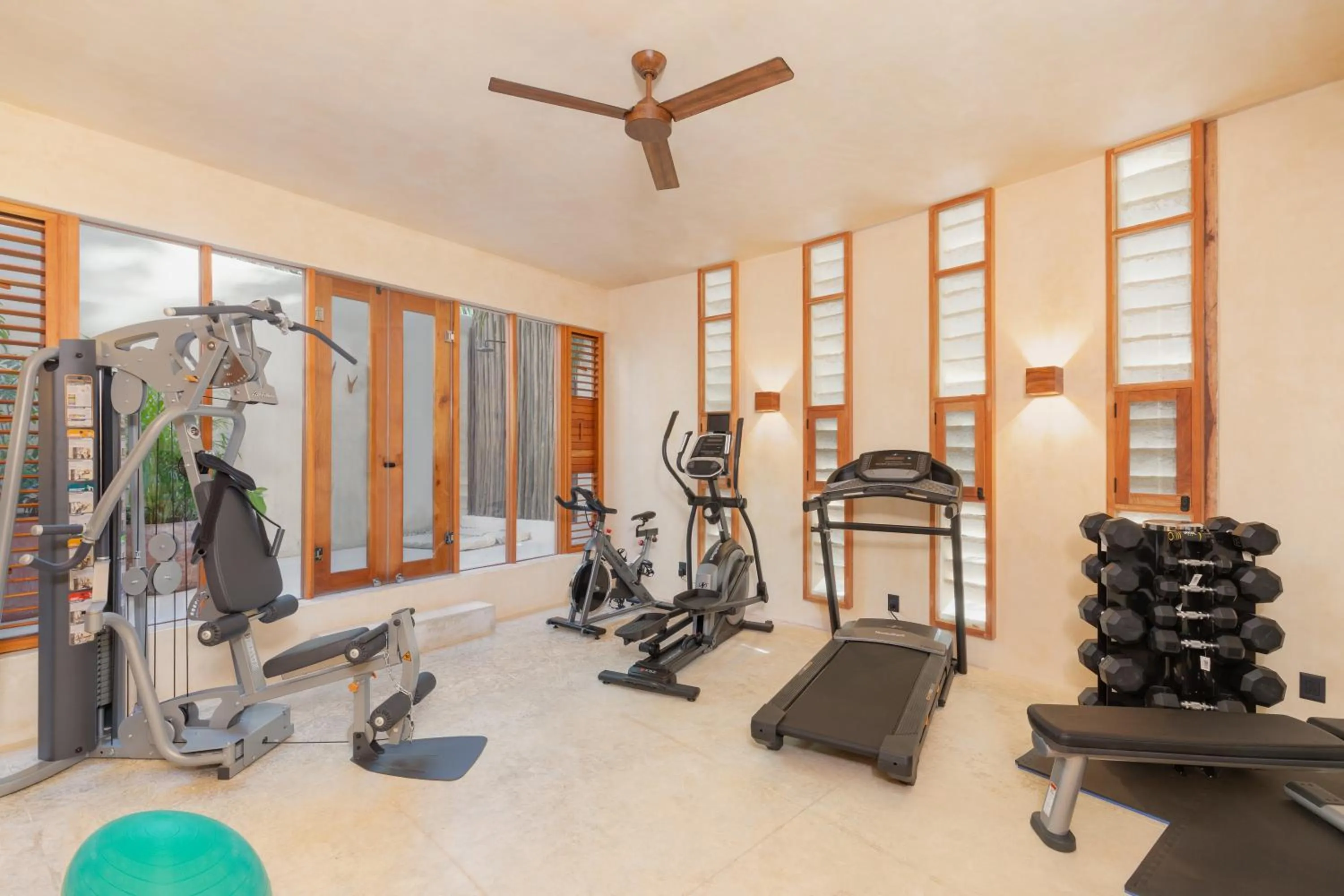 Fitness centre/facilities in Hotel Ma'xanab Tulum