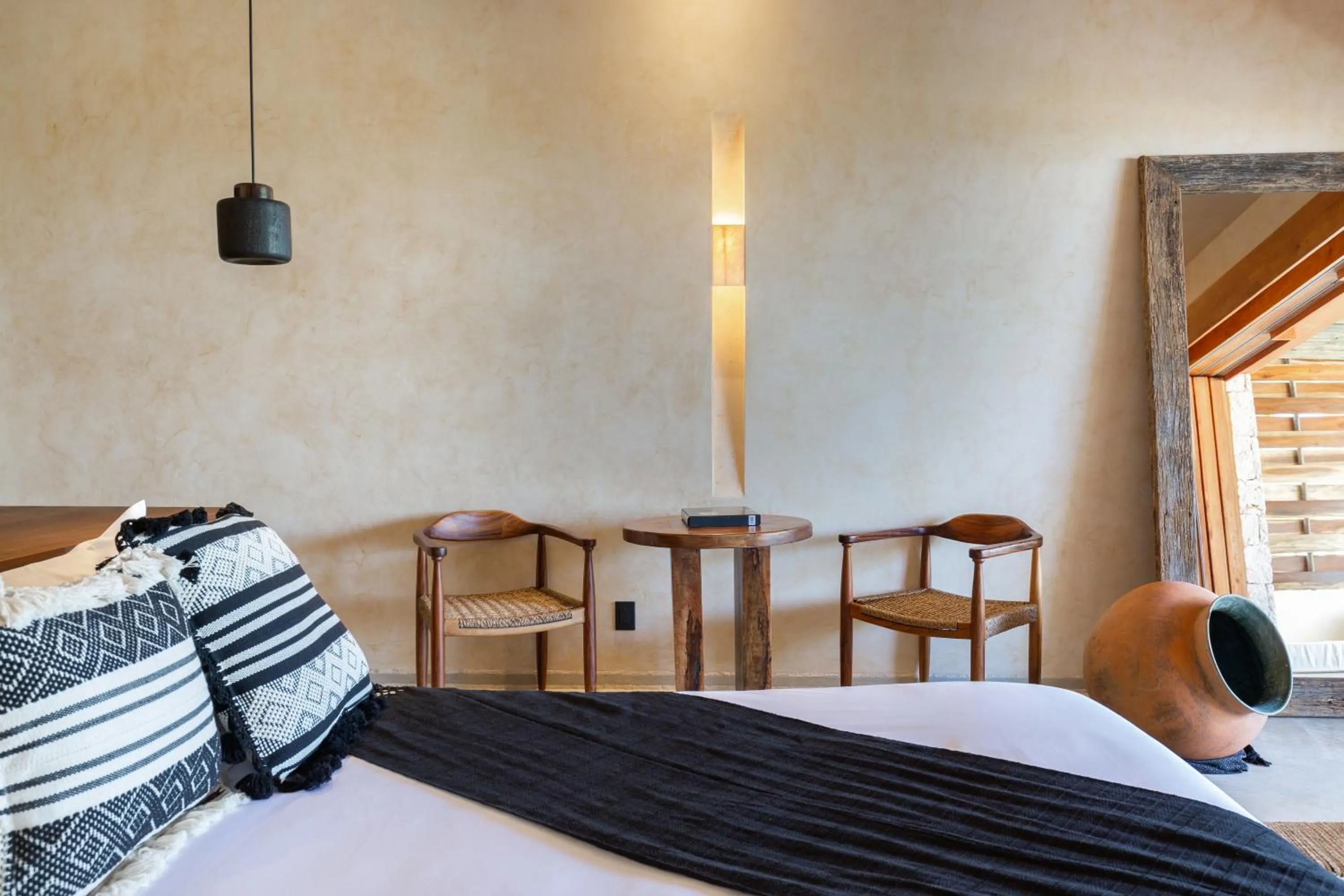 Decorative detail, Bed in Hotel Ma'xanab Tulum