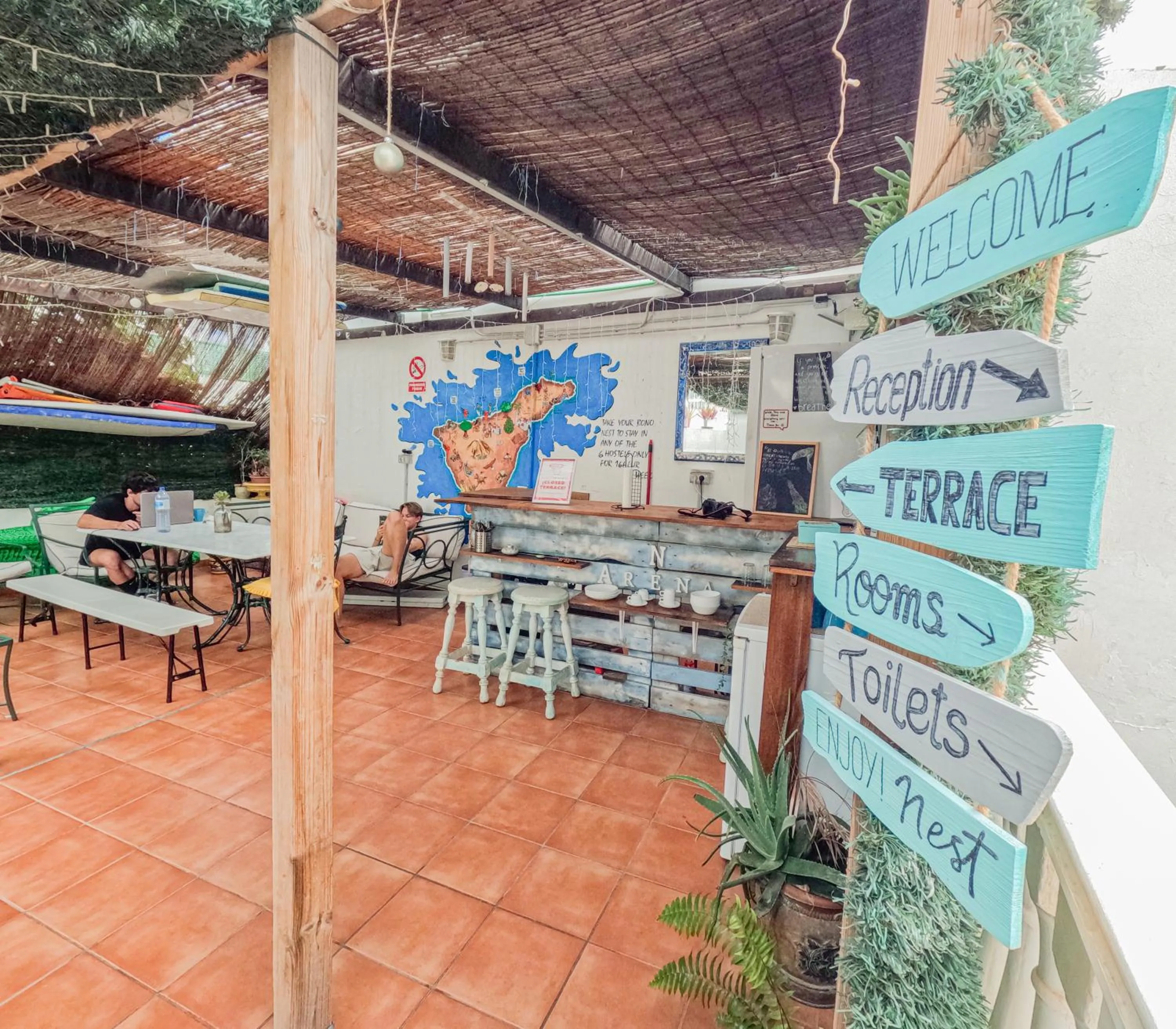 Balcony/Terrace in Arena Nest Hostel