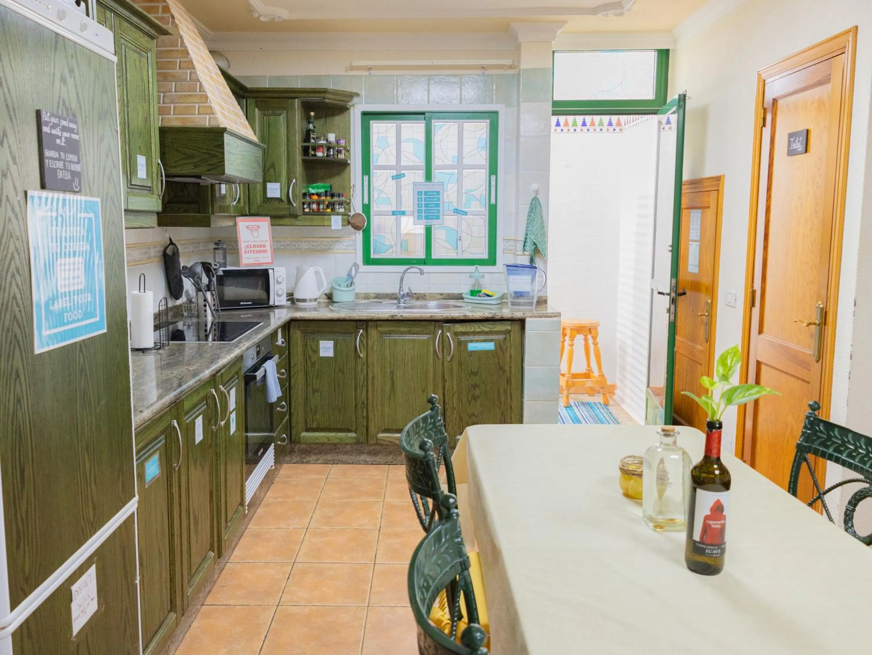 Kitchen or kitchenette in Arena Nest Hostel