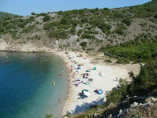 Beach in Villa Muskatel KRK -with heated covered pool