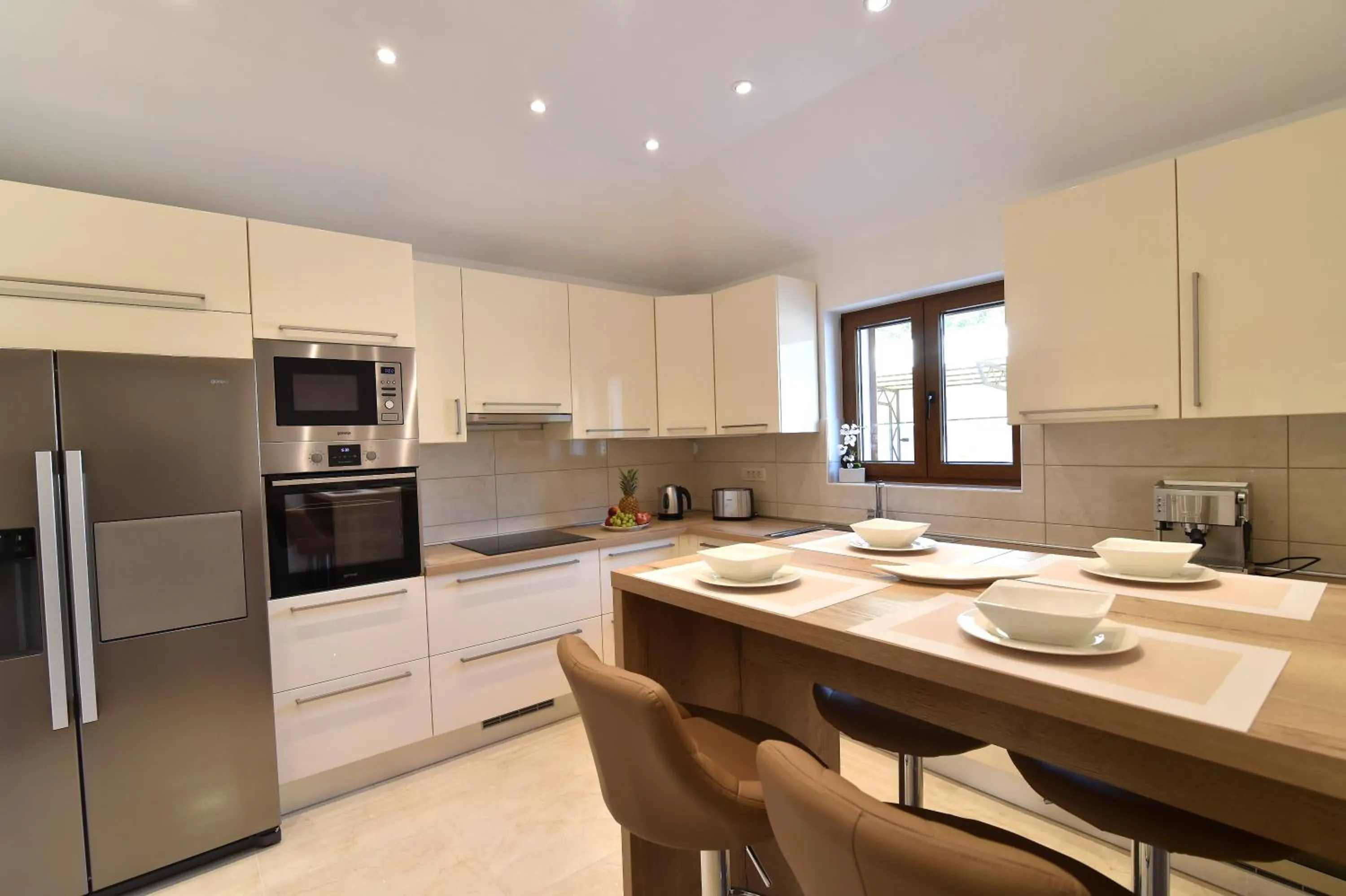 Coffee/tea facilities in Villa Muskatel KRK -with heated covered pool