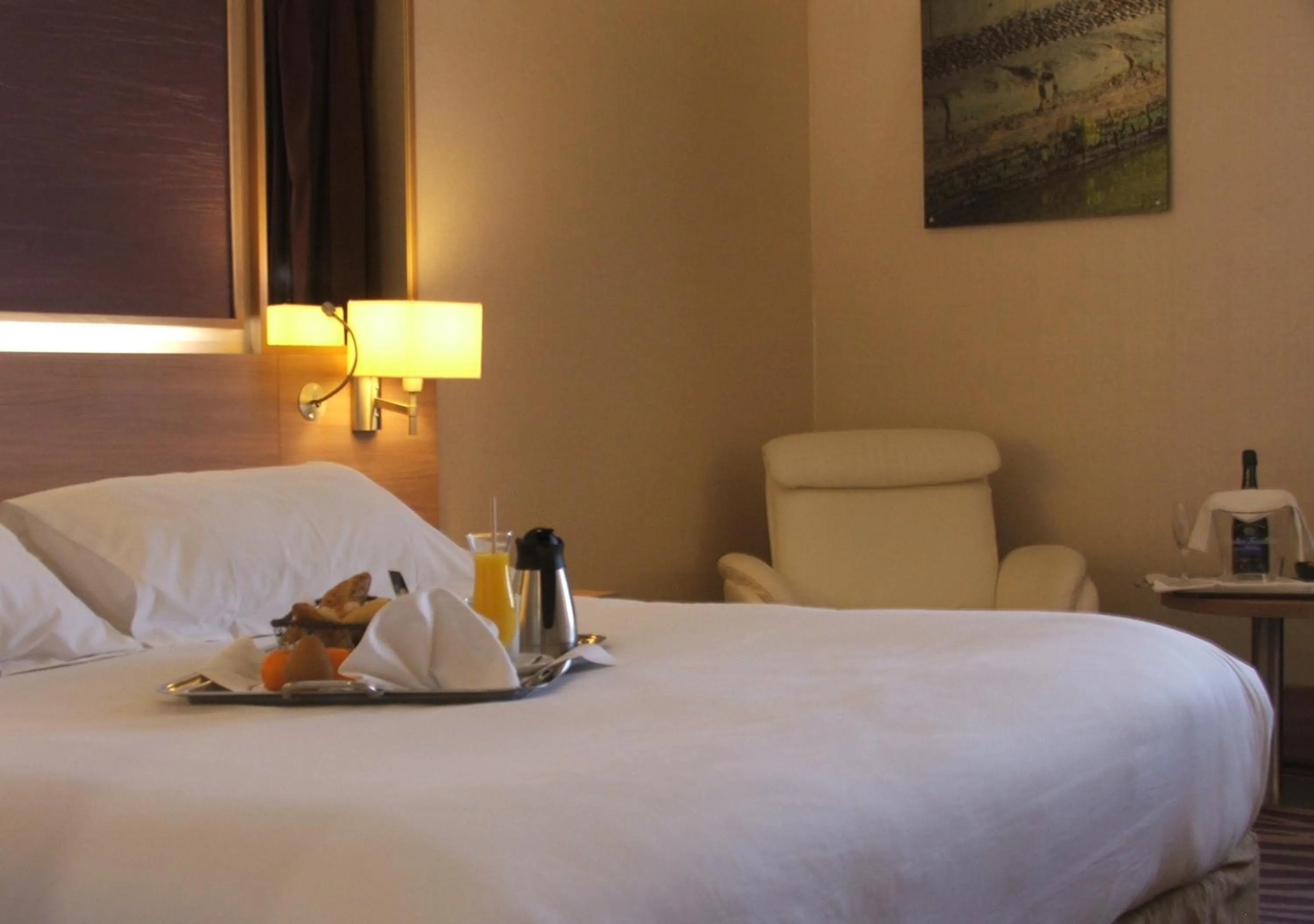 Bedroom, Bed in Plaza Hotel Capitole Toulouse