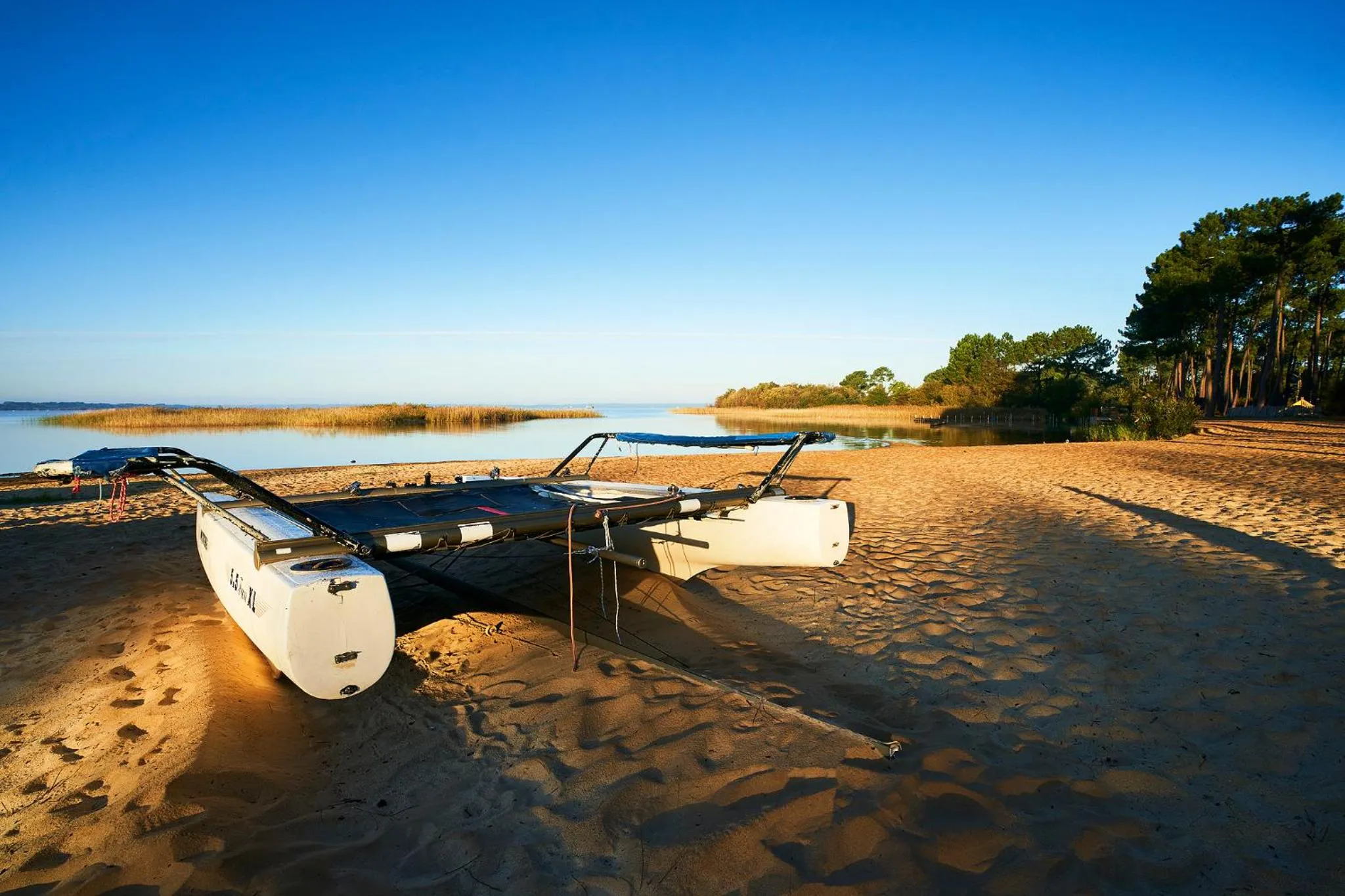 Natural landscape in Les Cottages Du Lac