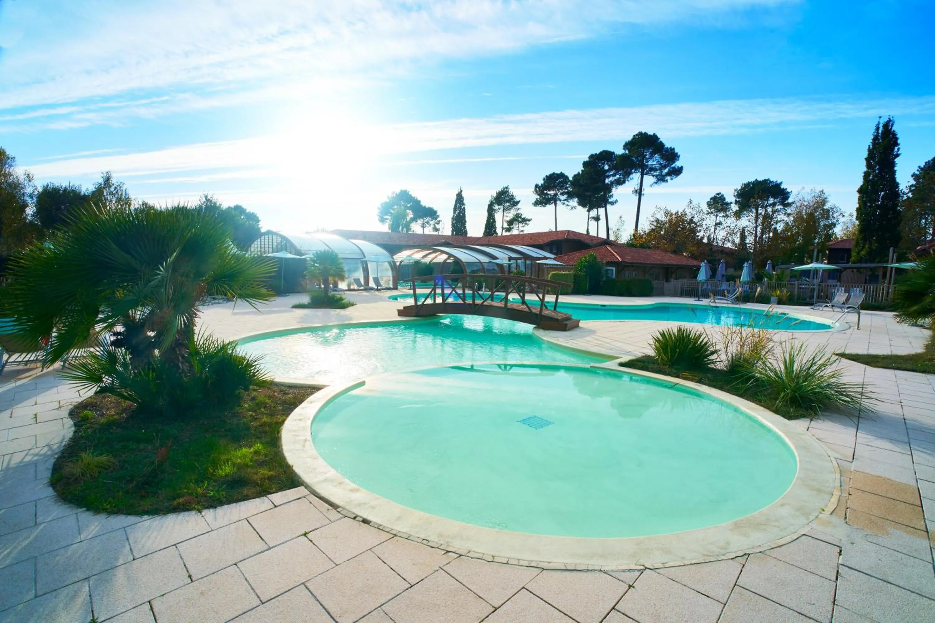 Swimming pool in Les Cottages Du Lac
