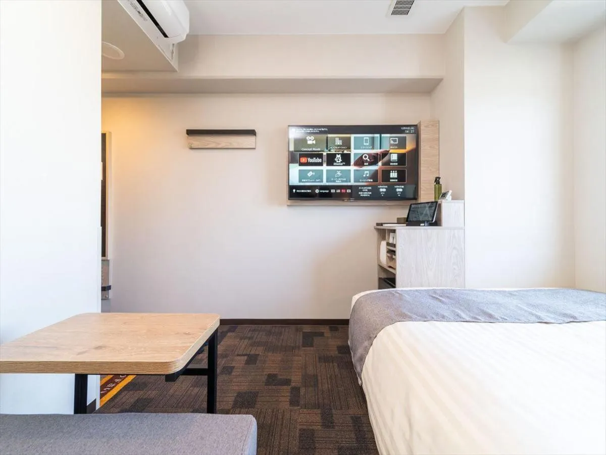 TV and multimedia, Bed in Super Hotel Premier Saitama Higashiguchi