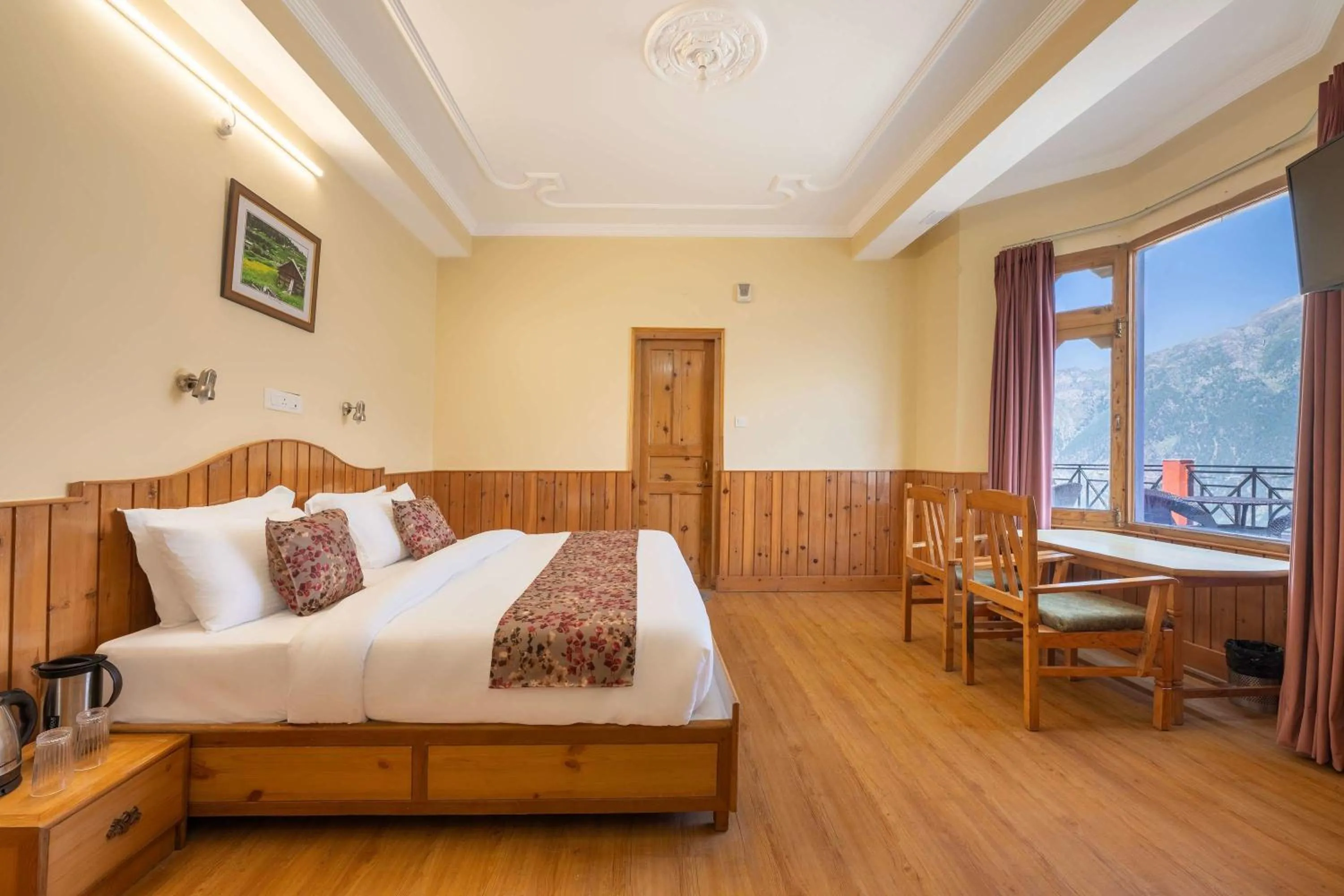 Bed in Echor The Alpine Crest Kalpa