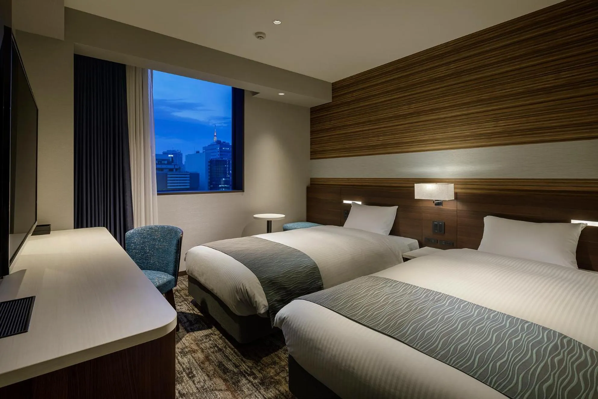 Photo of the whole room, Bed in Shizutetsu Hotel Prezio Tokyo Tamachi