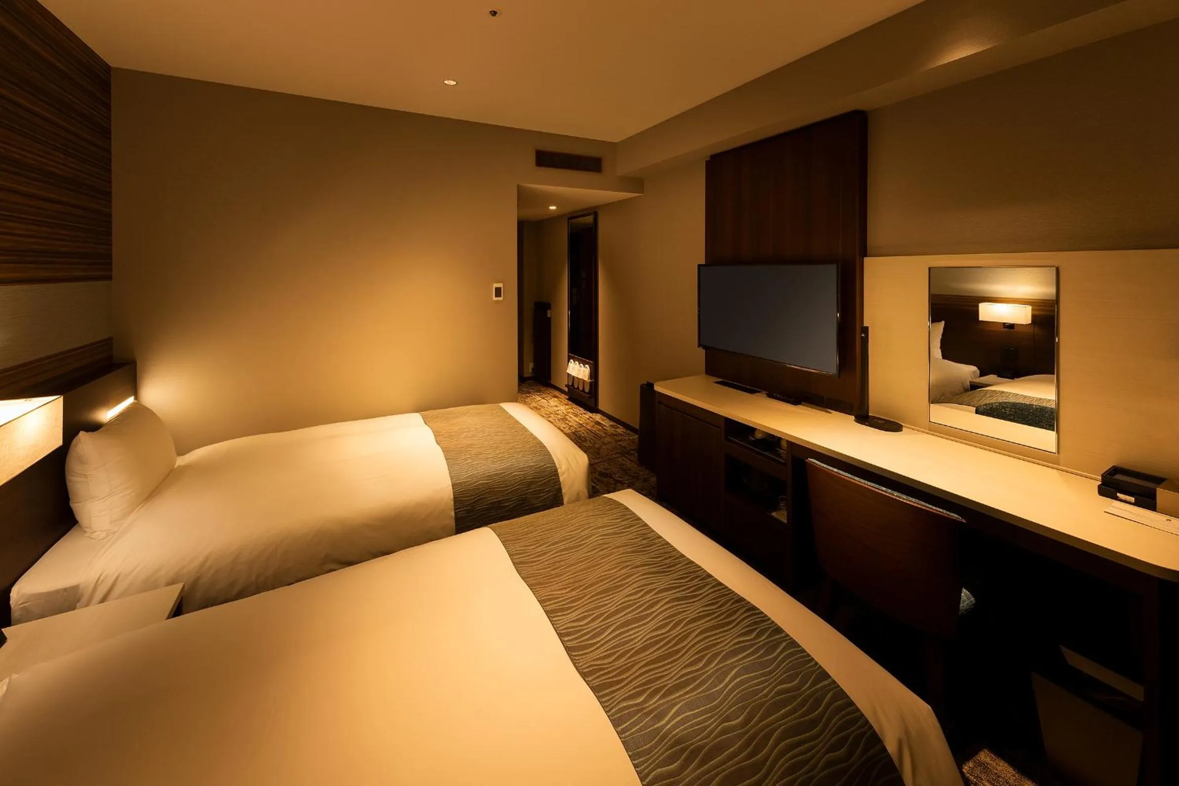 Photo of the whole room, Bed in Shizutetsu Hotel Prezio Tokyo Tamachi