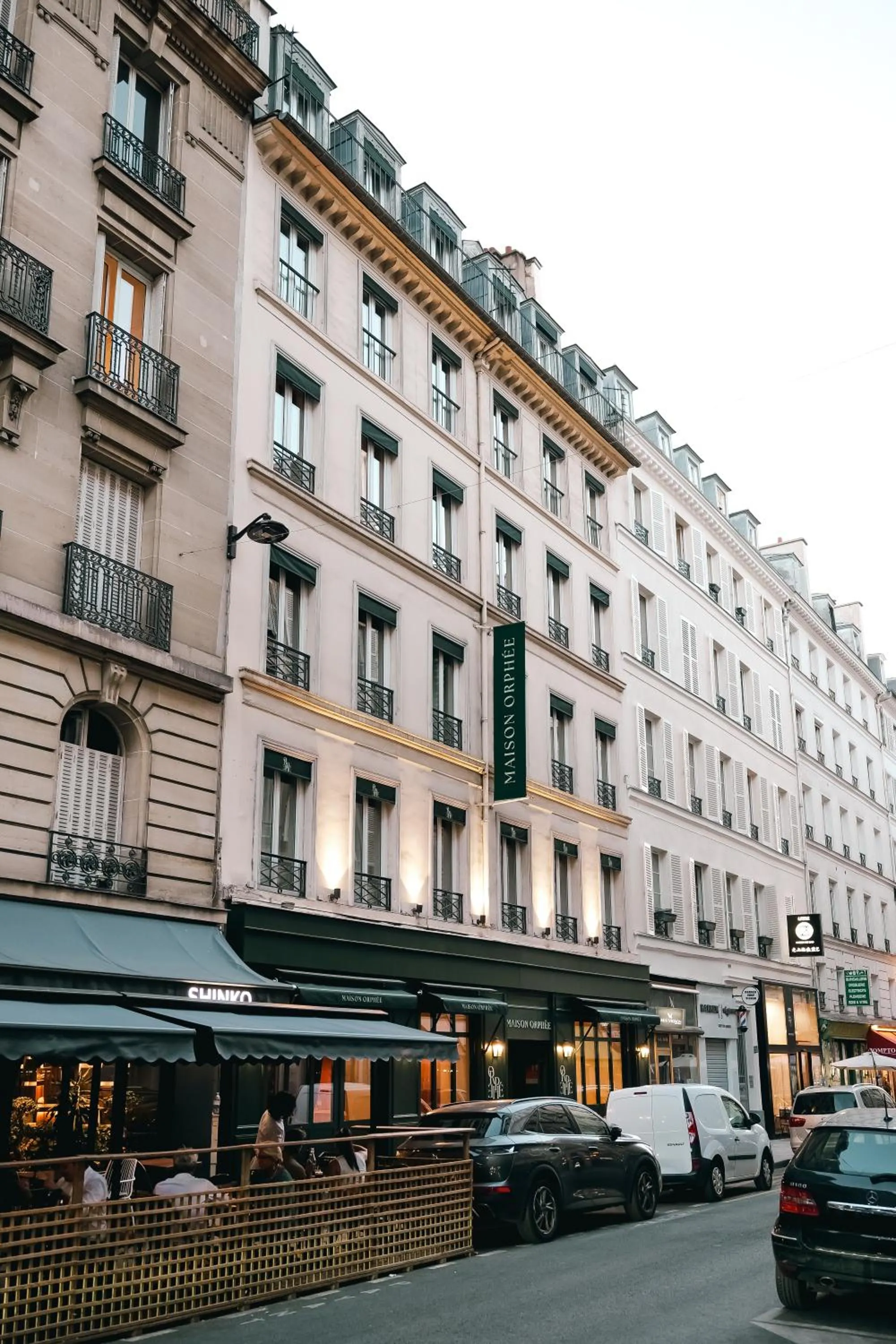 Facade/entrance in Maison Orphée