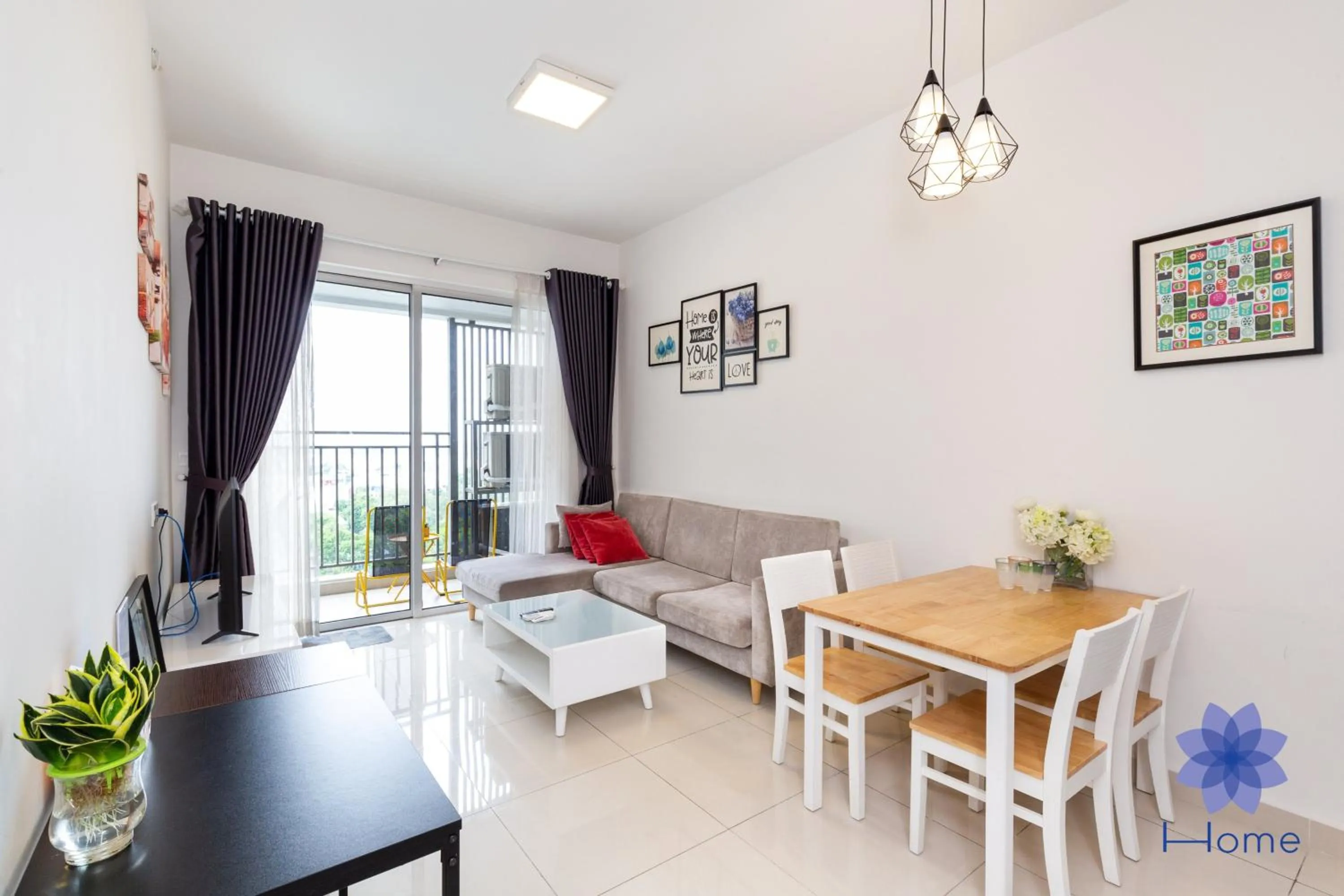 Balcony/Terrace in iHome Furnished Apartments with Free Gym & Pool, Airport Pick-Up Service