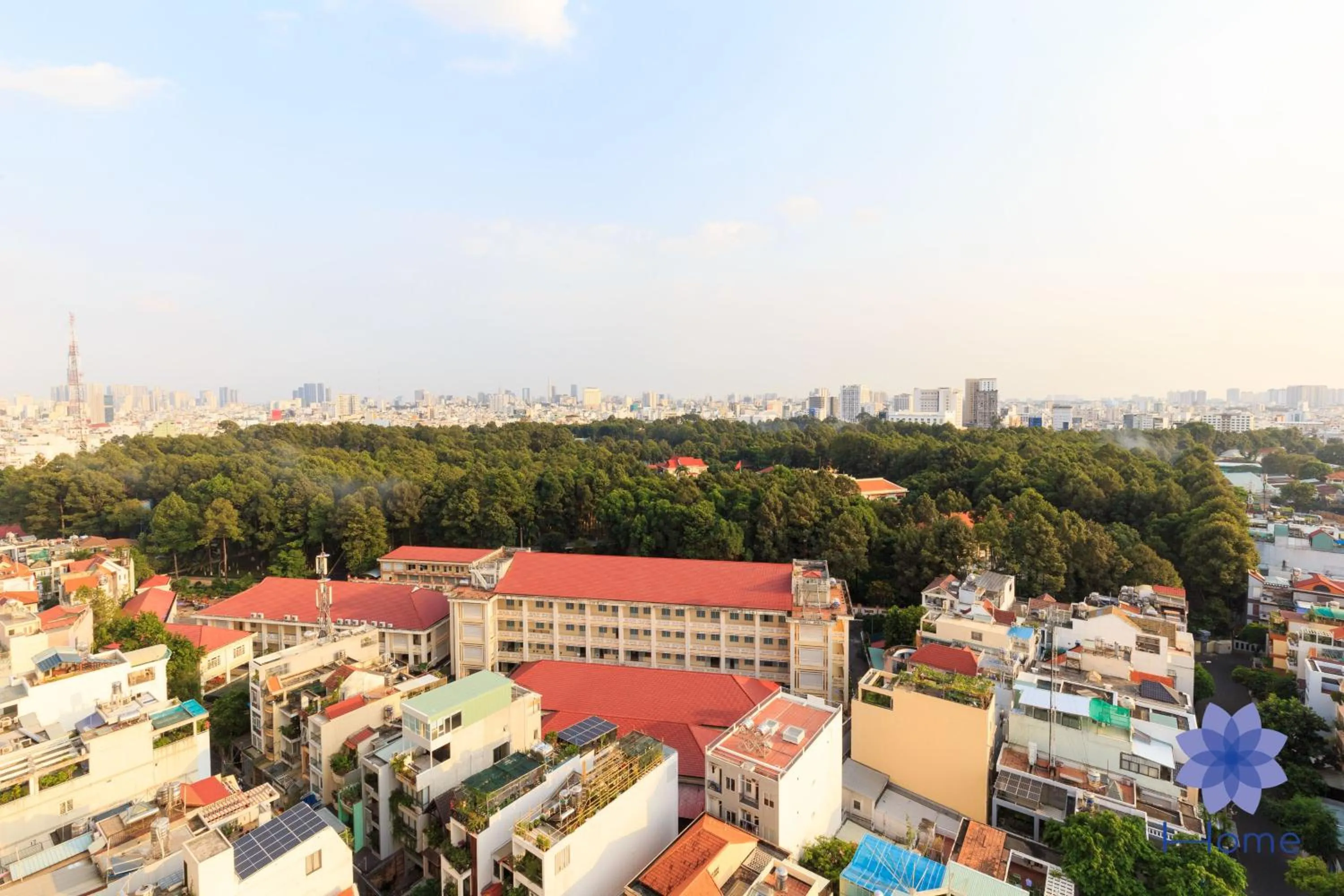 City view in iHome Furnished Apartments with Free Gym & Pool, Airport Pick-Up Service