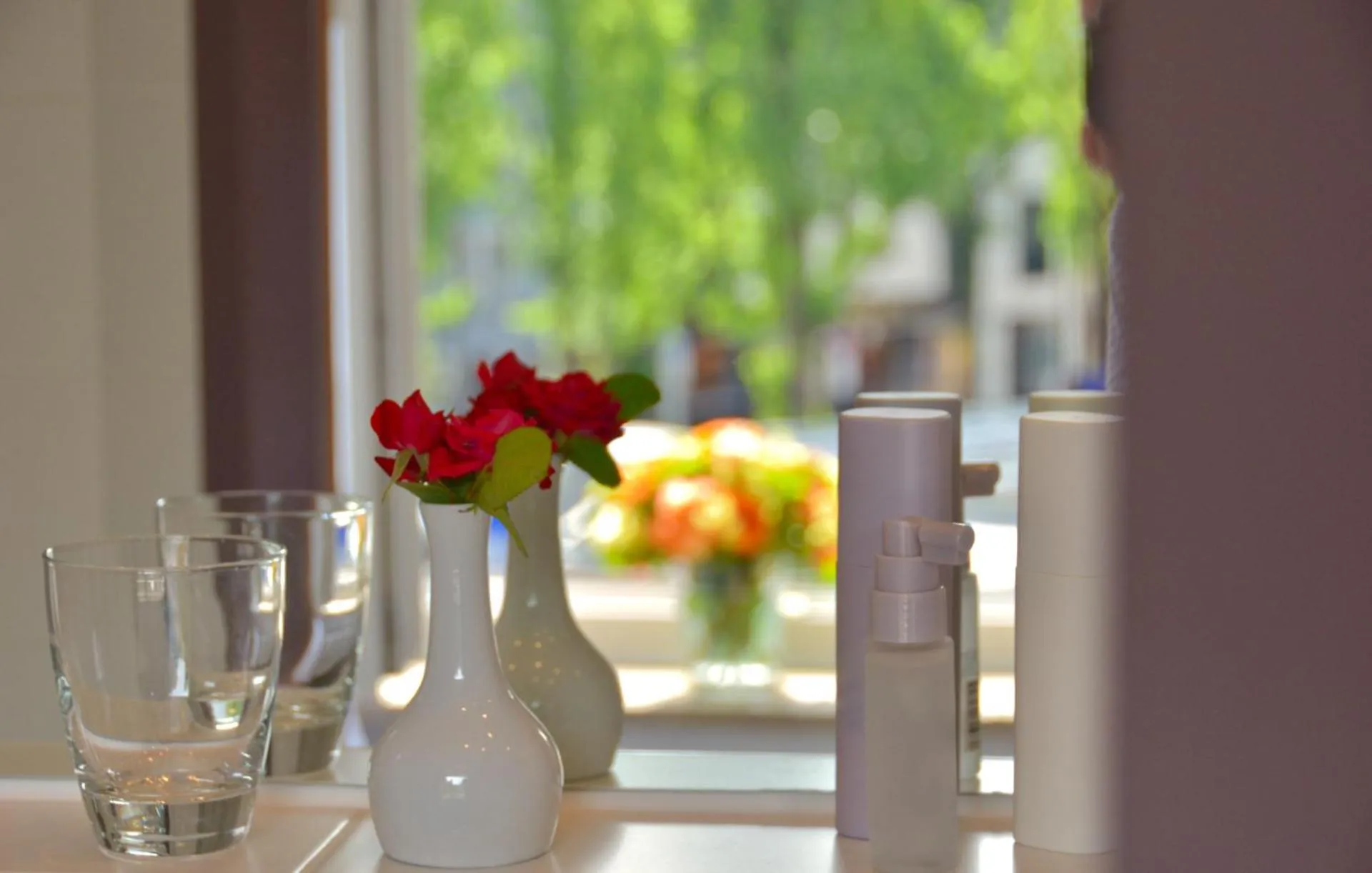 Bathroom in Lizz Hotel Munich