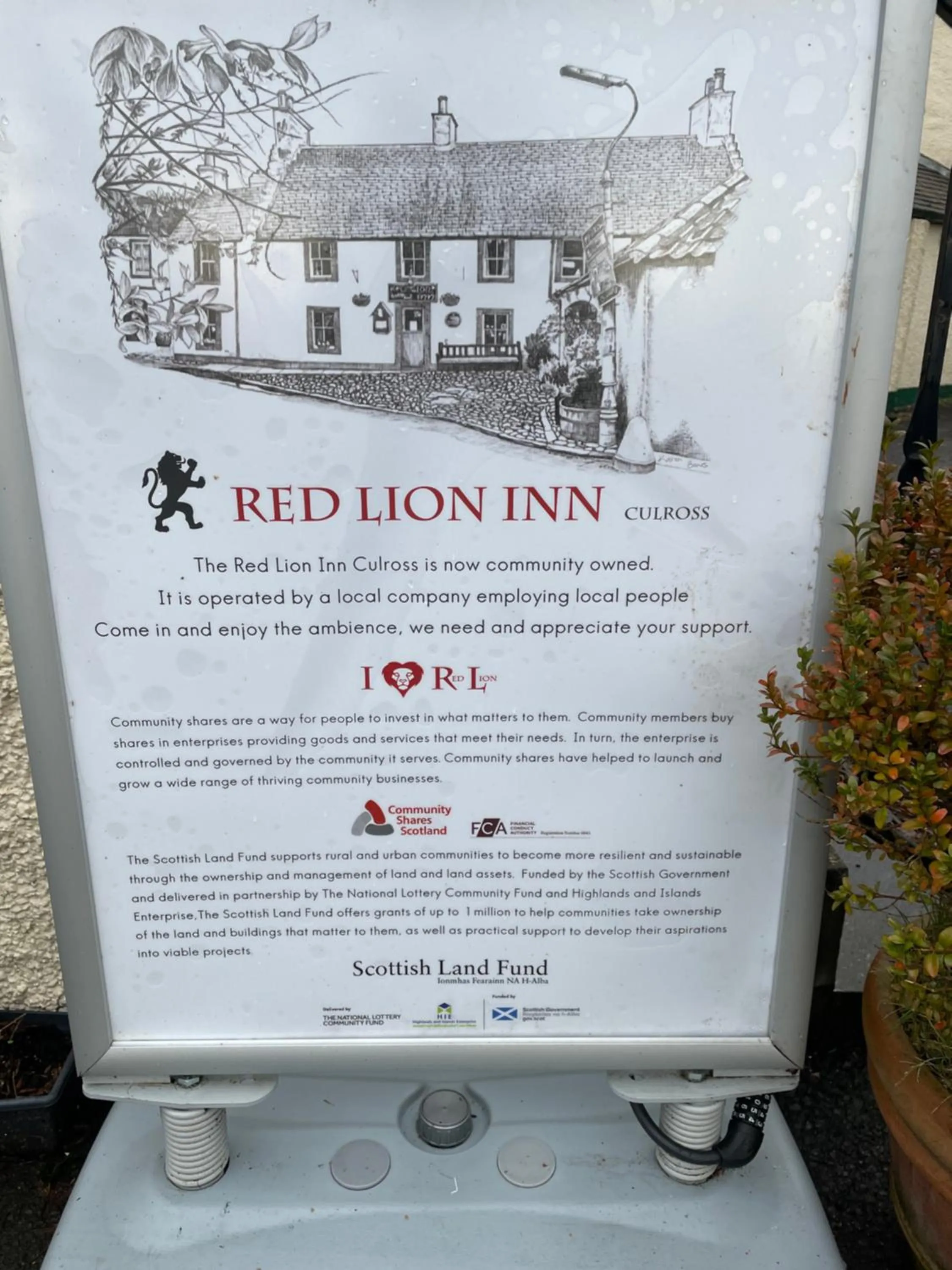 Restaurant/places to eat in Saorsa House Culross