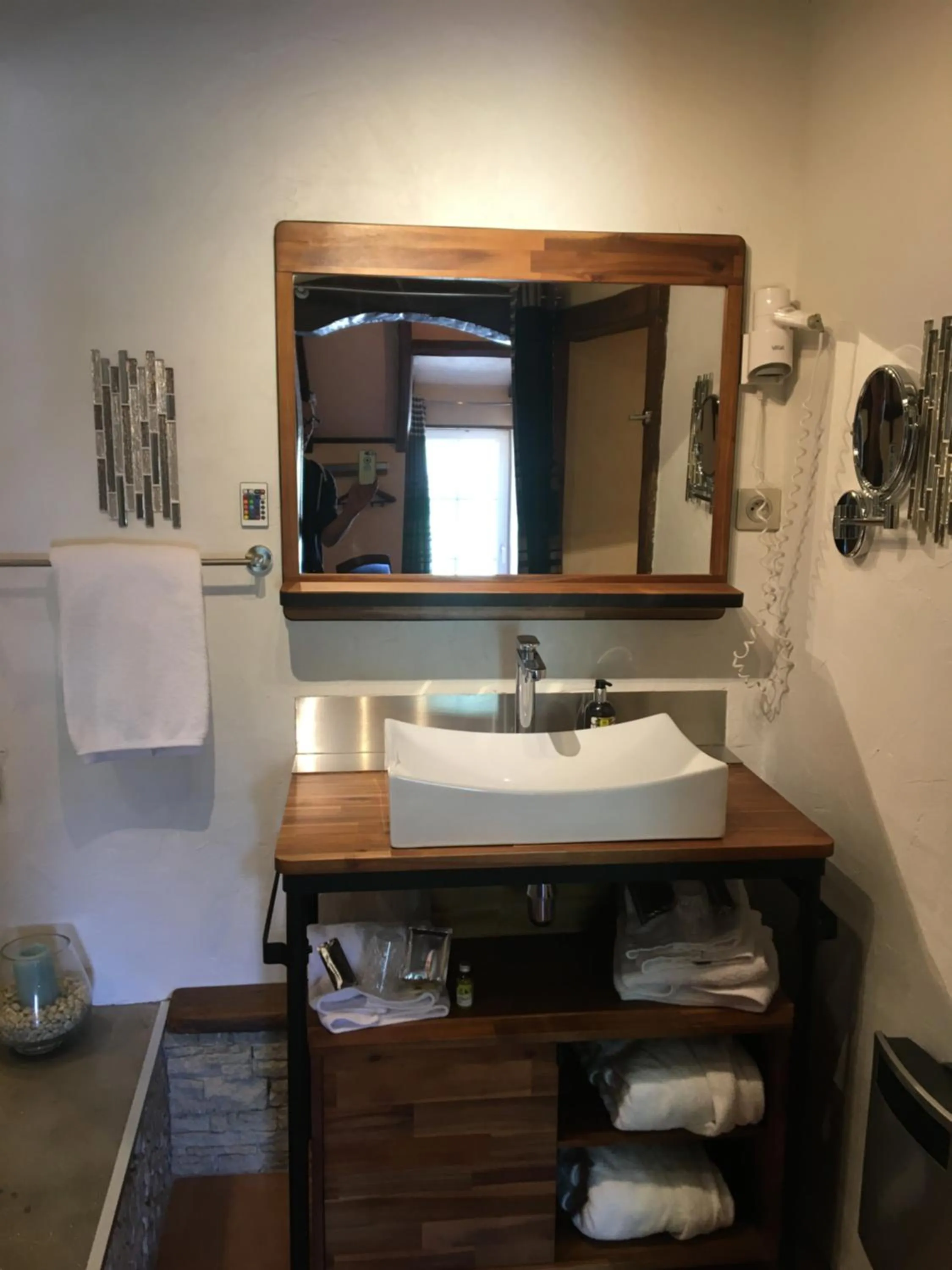 Bathroom in Logis Hotel Oasis