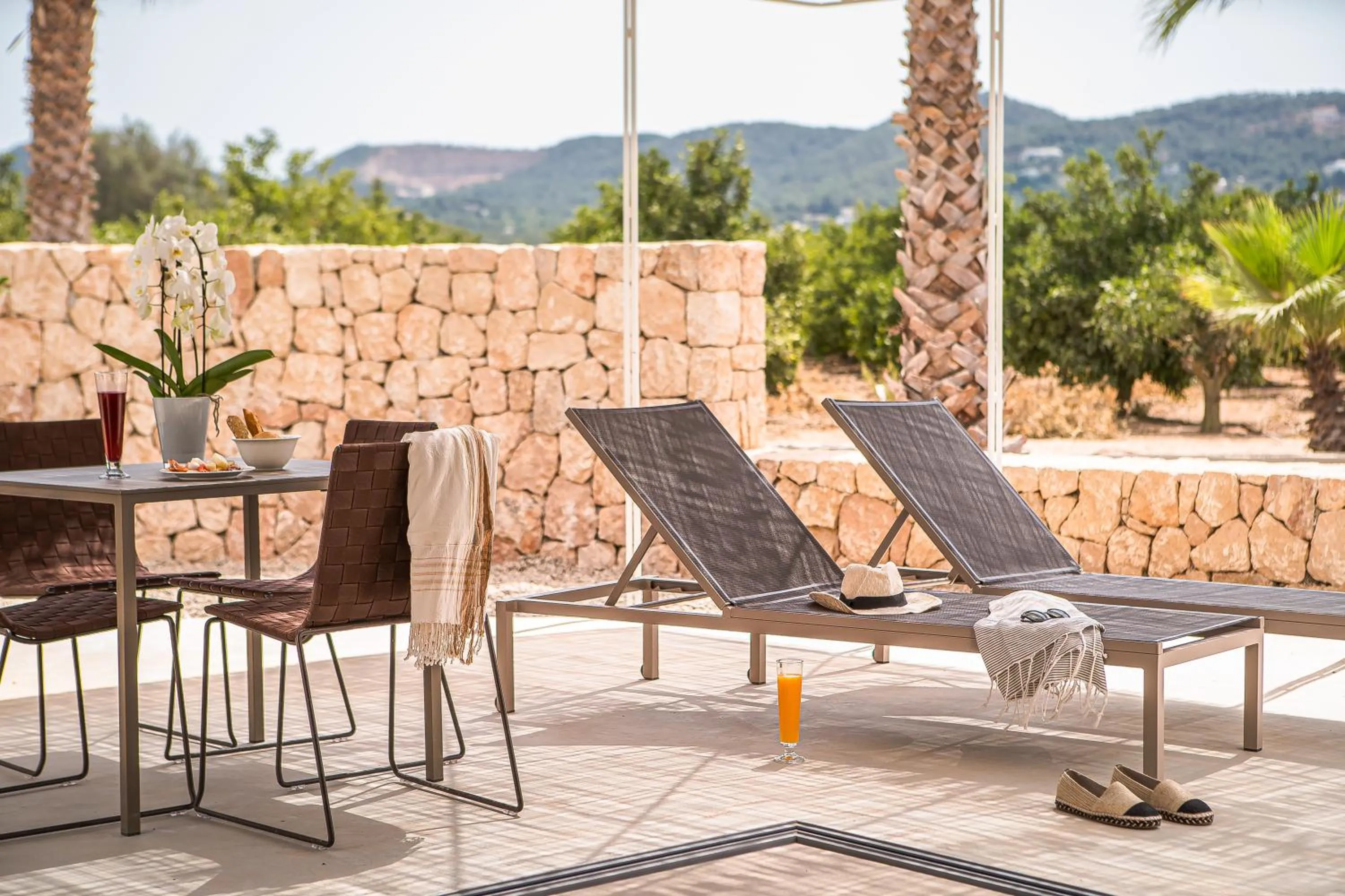 Balcony/Terrace in Can Jaume Private Villas by Ocean Drive