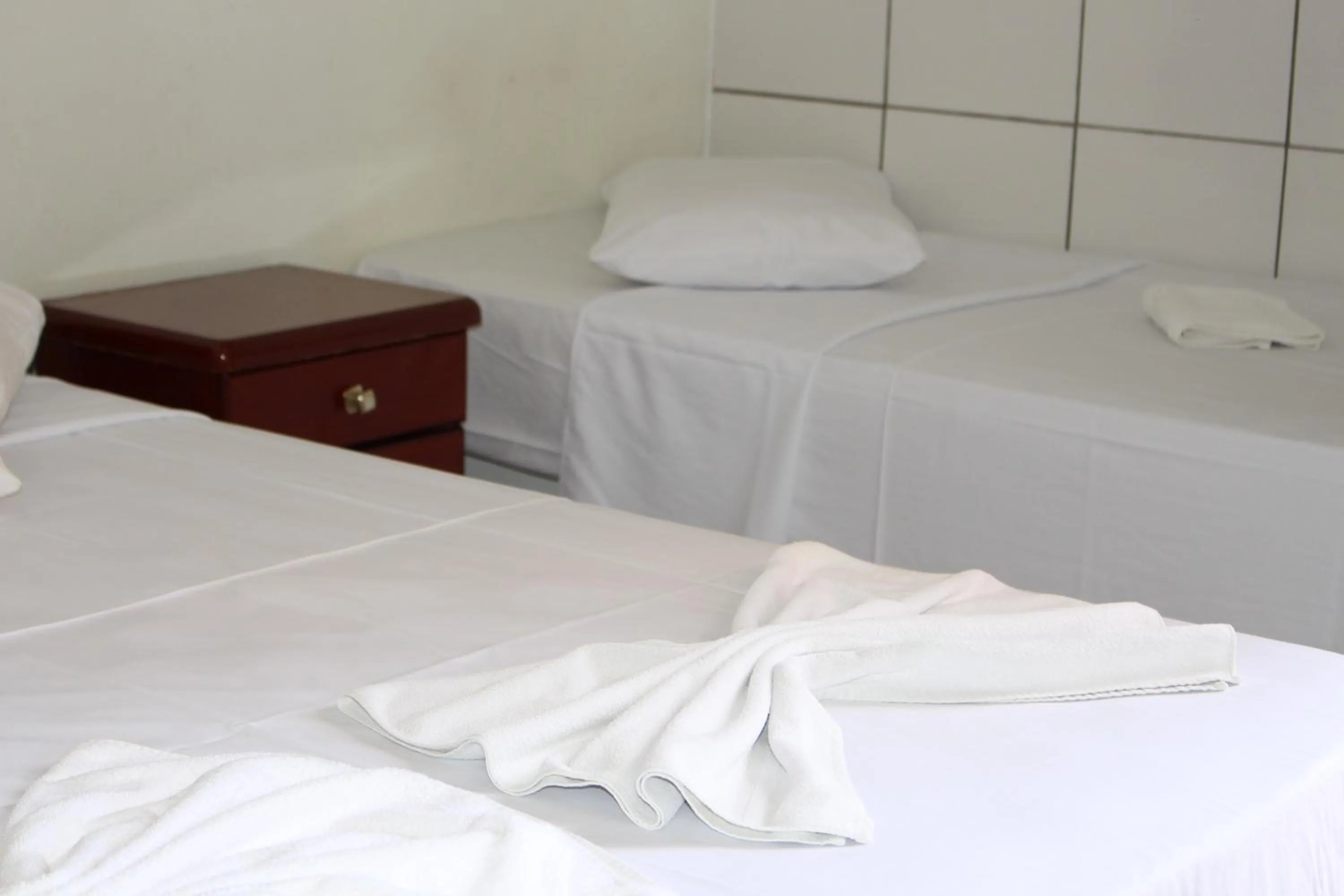 Bed in Bica Pau Hotel