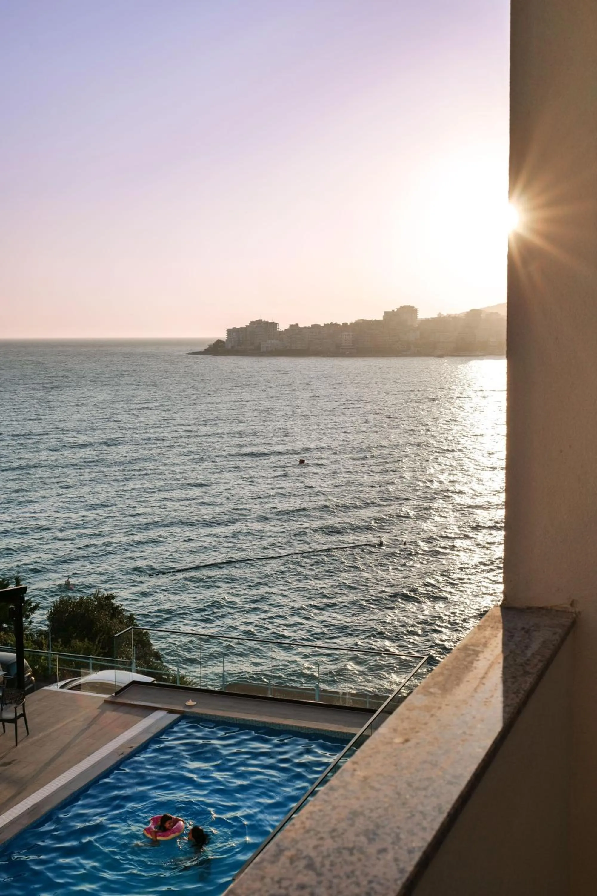 Pool view in Hotel Vola