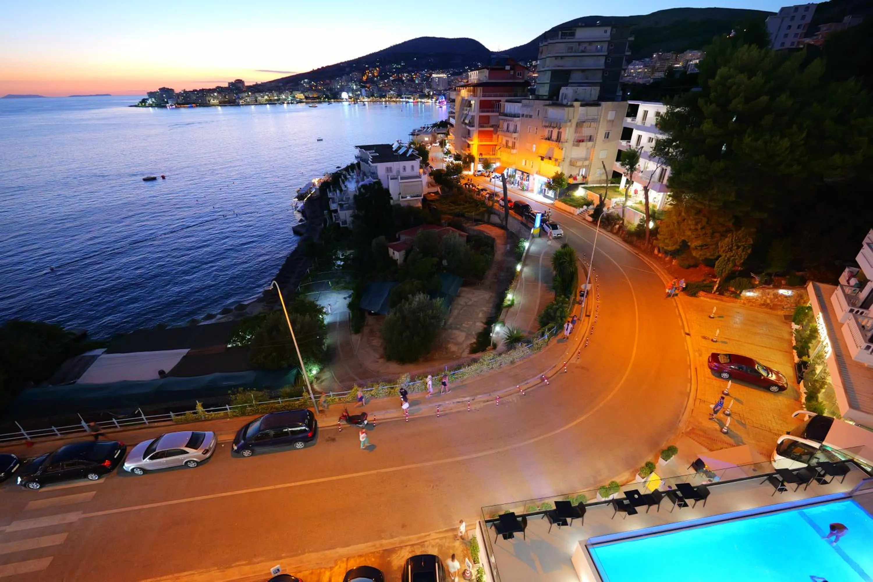 Bird's eye view in Hotel Vola