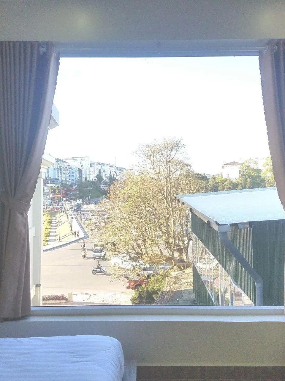 City view, Bed in Nhật Nguyên Hotel
